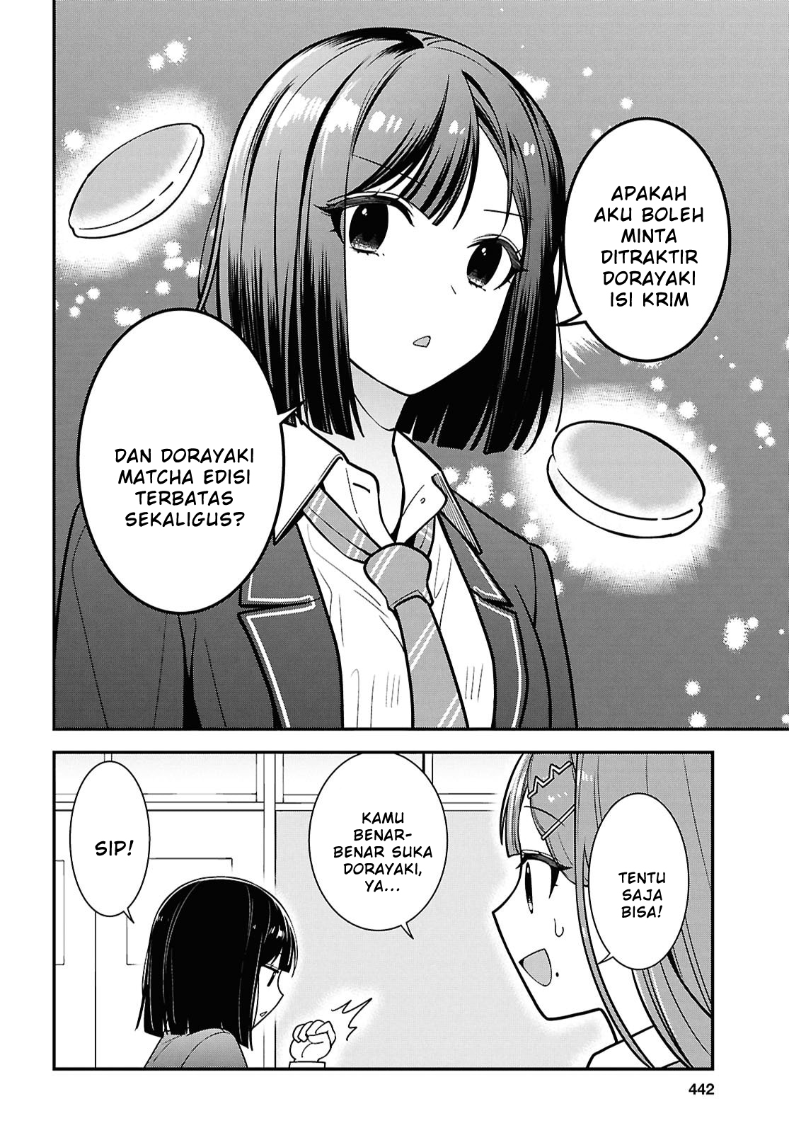 Tonari no Seki no Yankee Shimizu-san ga Kami wo Kuroku Sometekita Chapter 12 - halaman 32