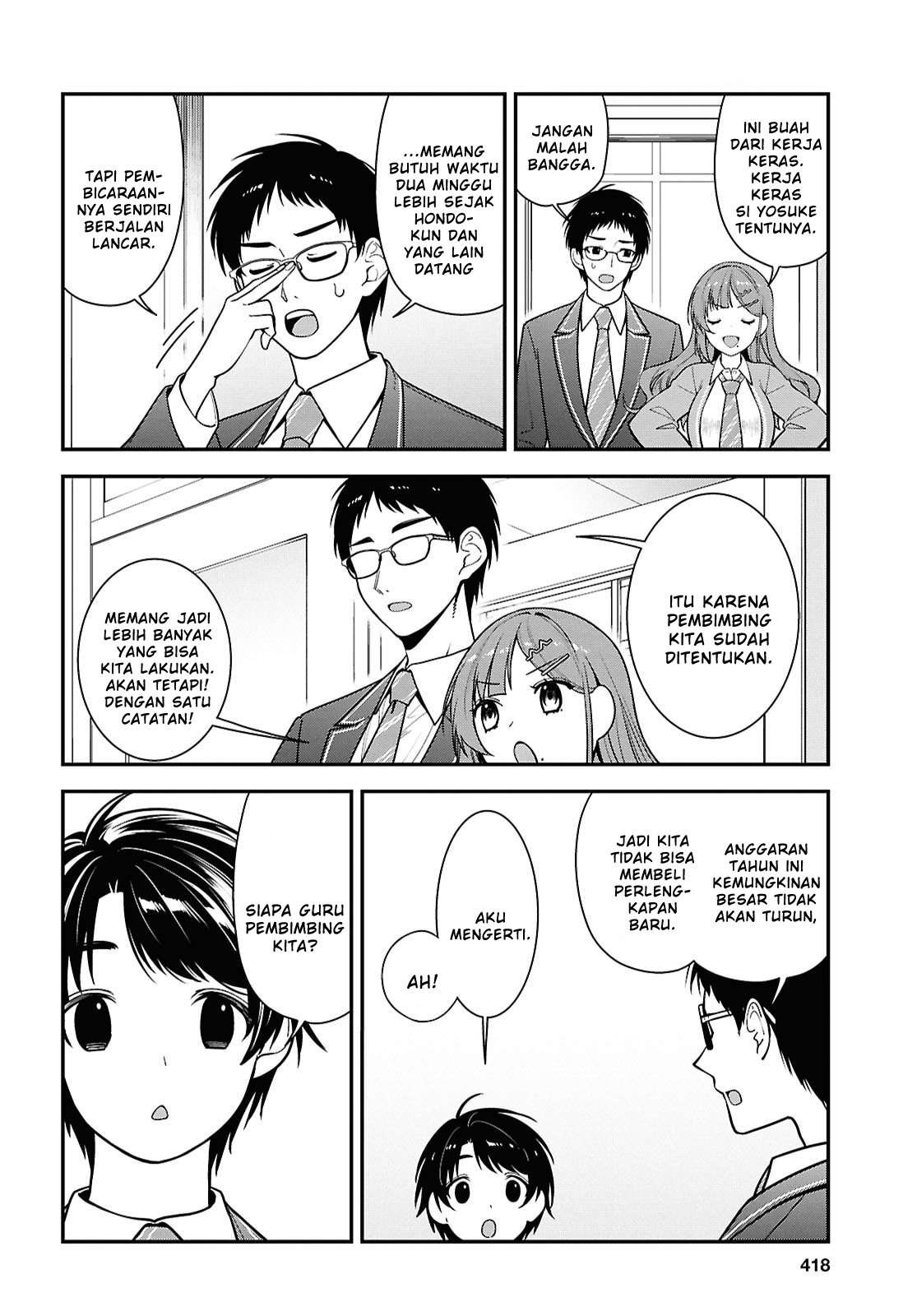 Tonari no Seki no Yankee Shimizu-san ga Kami wo Kuroku Sometekita Chapter 12 - halaman 8