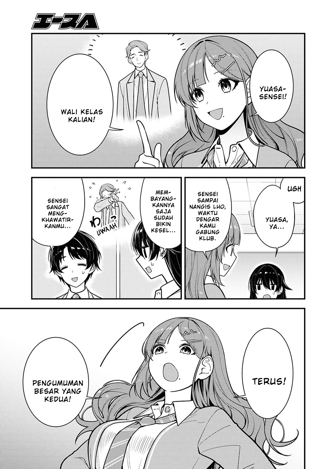 Tonari no Seki no Yankee Shimizu-san ga Kami wo Kuroku Sometekita Chapter 12 - halaman 9