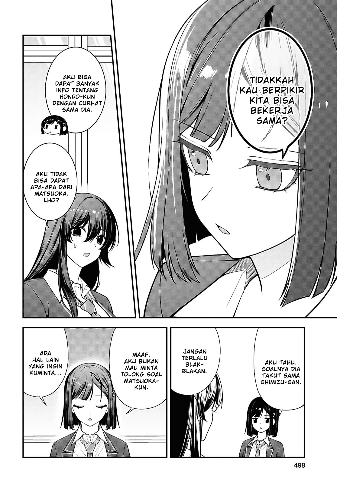 Tonari no Seki no Yankee Shimizu-san ga Kami wo Kuroku Sometekita Chapter 13 - halaman 10