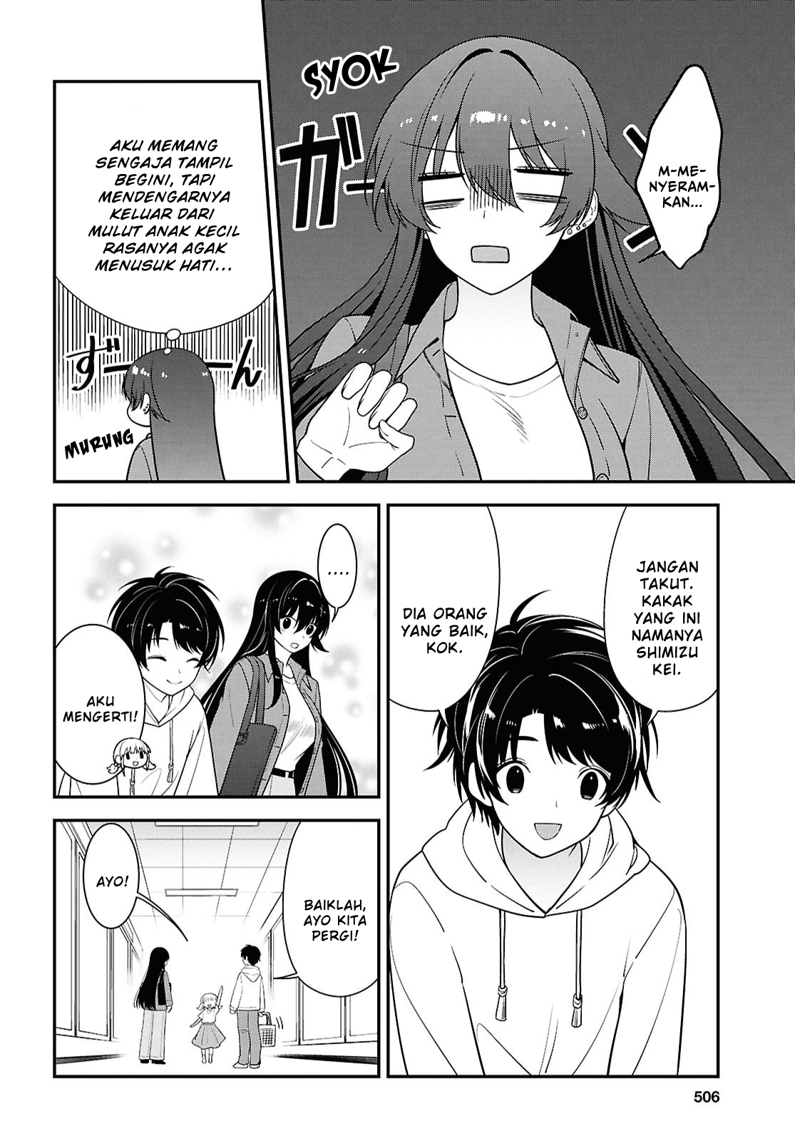 Tonari no Seki no Yankee Shimizu-san ga Kami wo Kuroku Sometekita Chapter 13 - halaman 18
