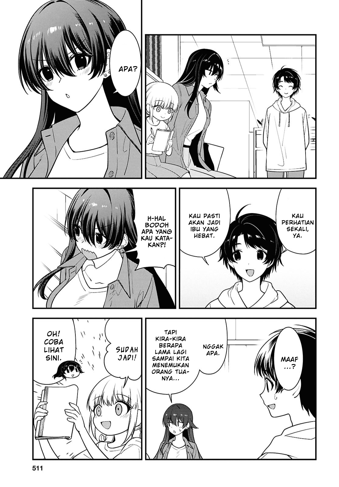 Tonari no Seki no Yankee Shimizu-san ga Kami wo Kuroku Sometekita Chapter 13 - halaman 23