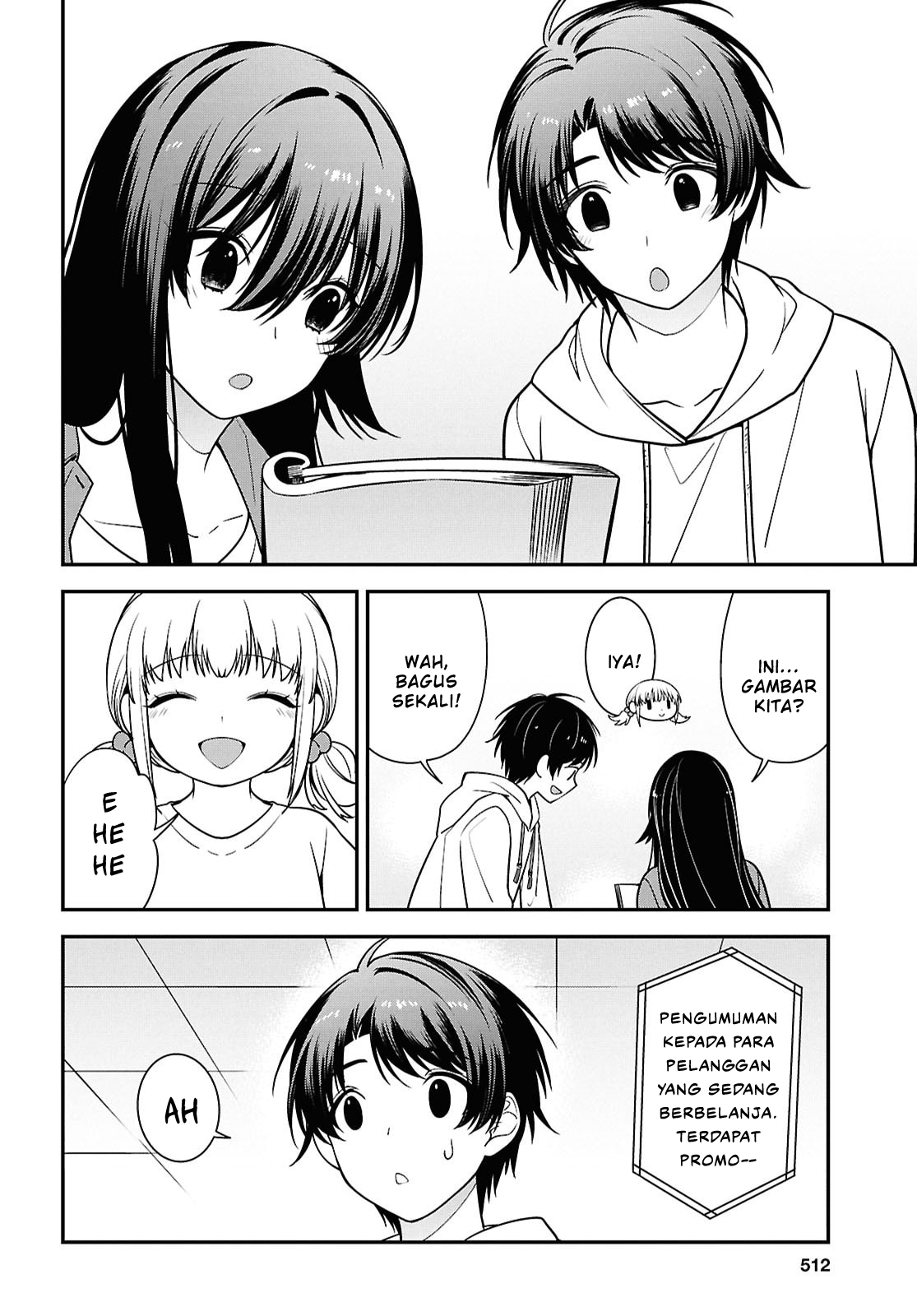 Tonari no Seki no Yankee Shimizu-san ga Kami wo Kuroku Sometekita Chapter 13 - halaman 24