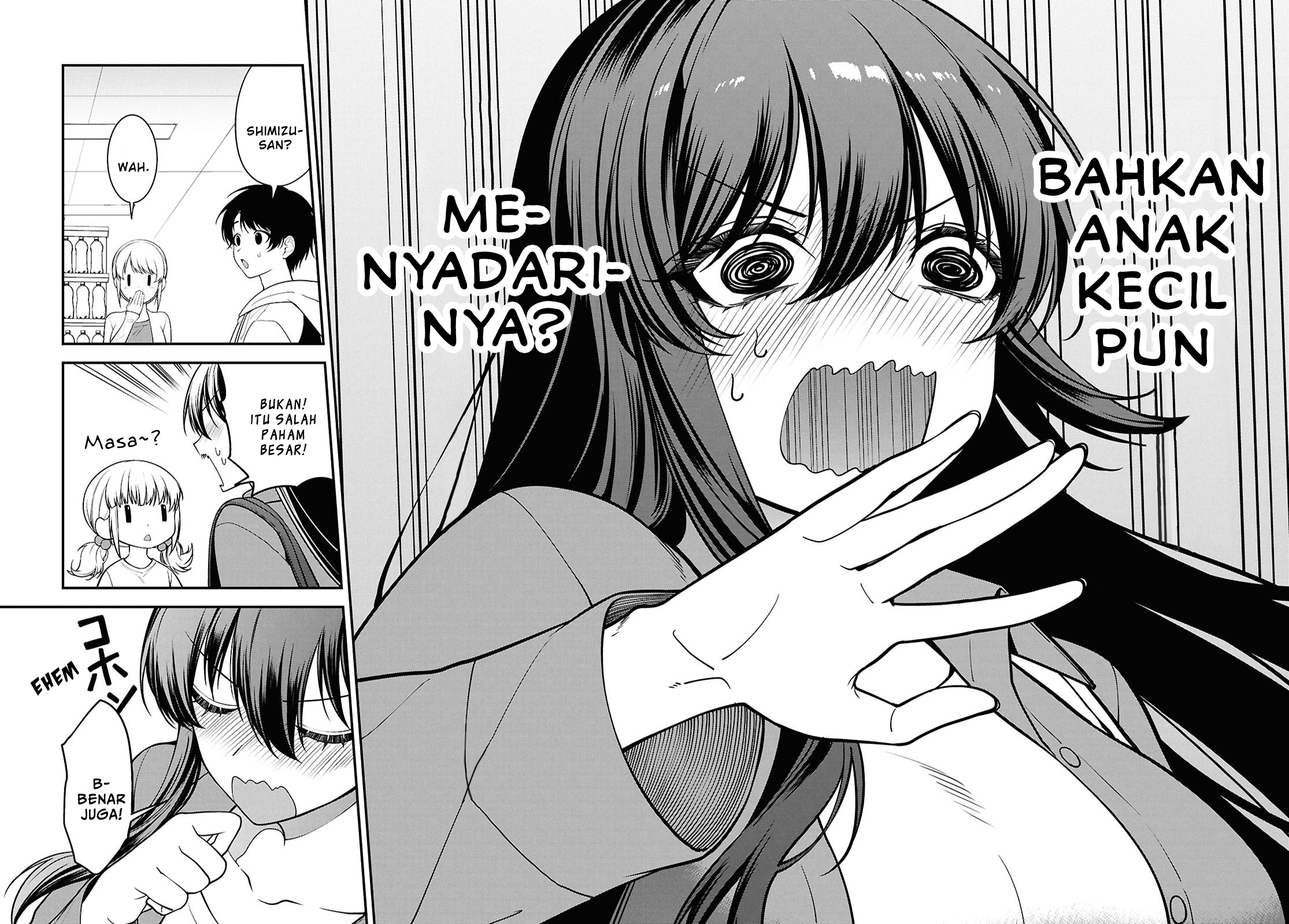Tonari no Seki no Yankee Shimizu-san ga Kami wo Kuroku Sometekita Chapter 13 - halaman 30