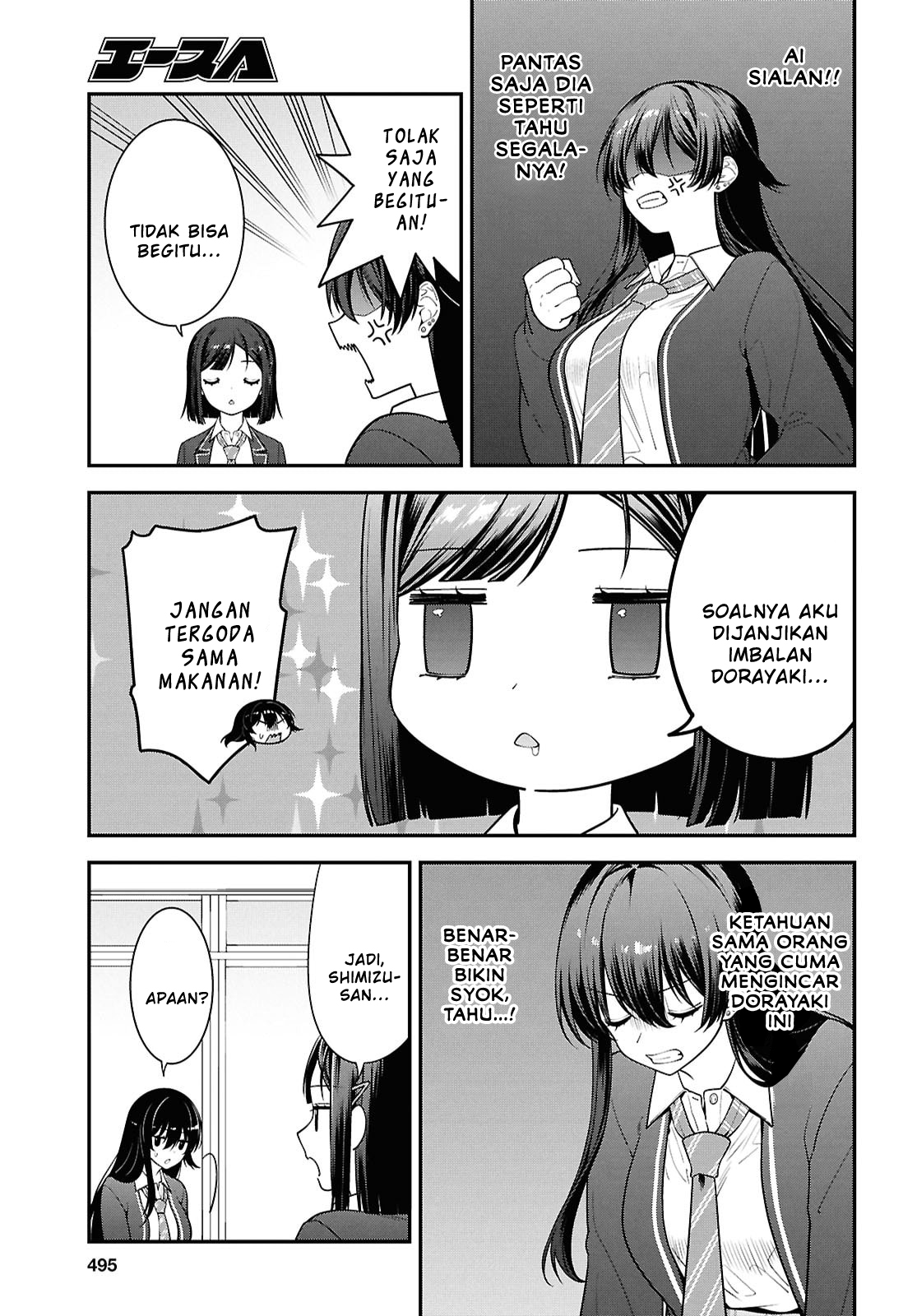 Tonari no Seki no Yankee Shimizu-san ga Kami wo Kuroku Sometekita Chapter 13 - halaman 7
