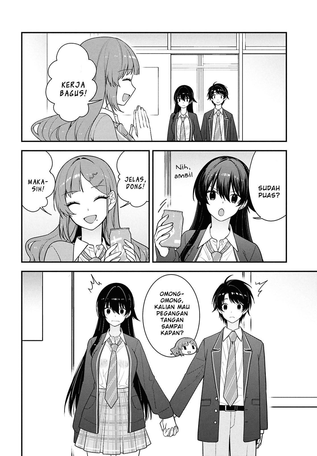 Tonari no Seki no Yankee Shimizu-san ga Kami wo Kuroku Sometekita Chapter 14 - halaman 18