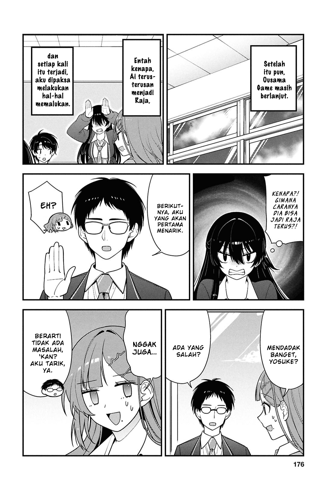 Tonari no Seki no Yankee Shimizu-san ga Kami wo Kuroku Sometekita Chapter 14 - halaman 25