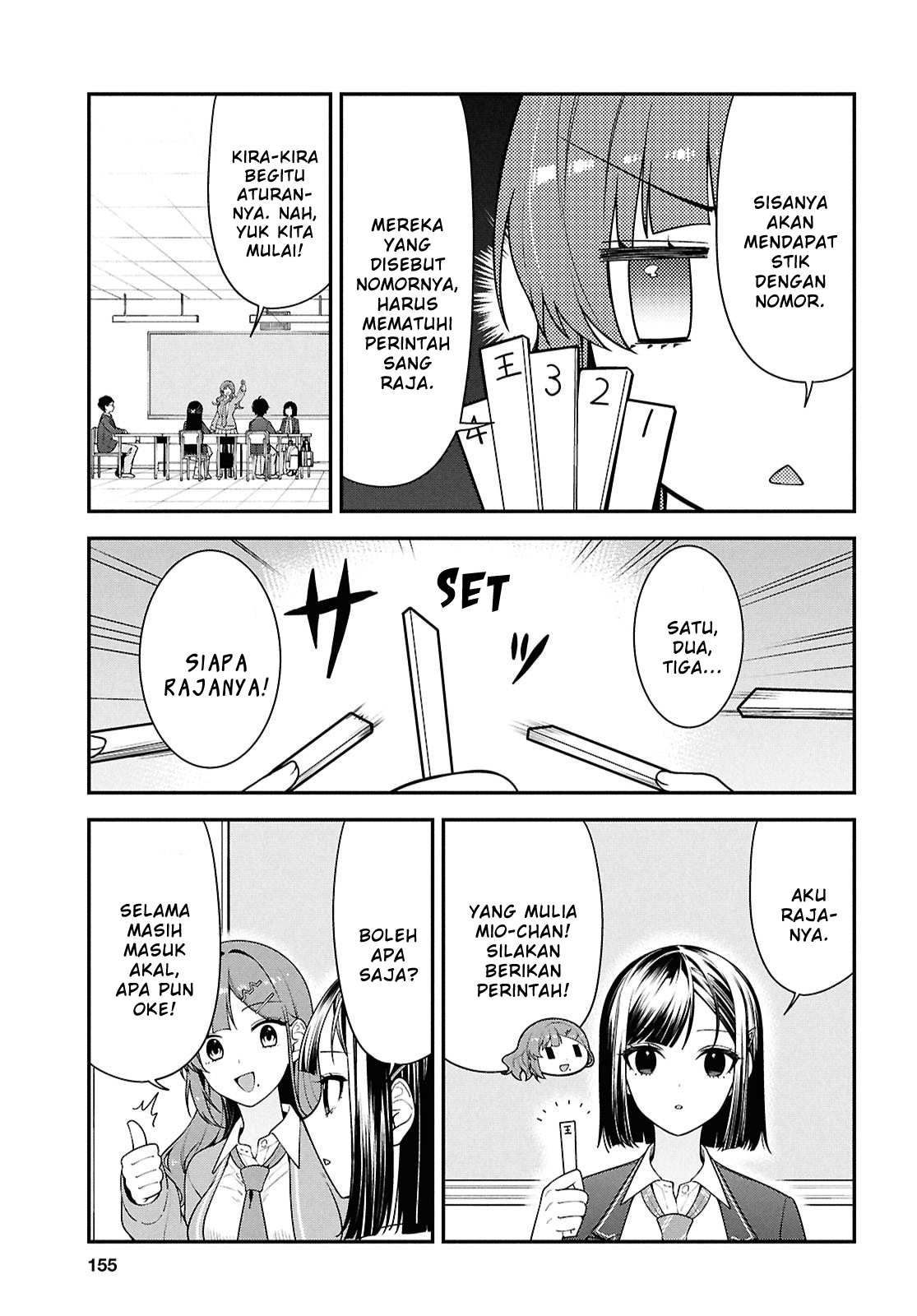 Tonari no Seki no Yankee Shimizu-san ga Kami wo Kuroku Sometekita Chapter 14 - halaman 5