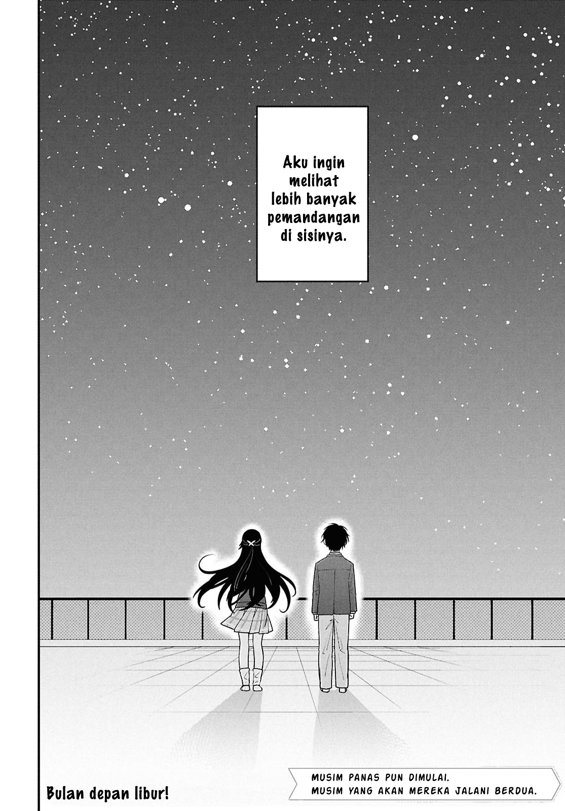 Tonari no Seki no Yankee Shimizu-san ga Kami wo Kuroku Sometekita Chapter 15 - halaman 34