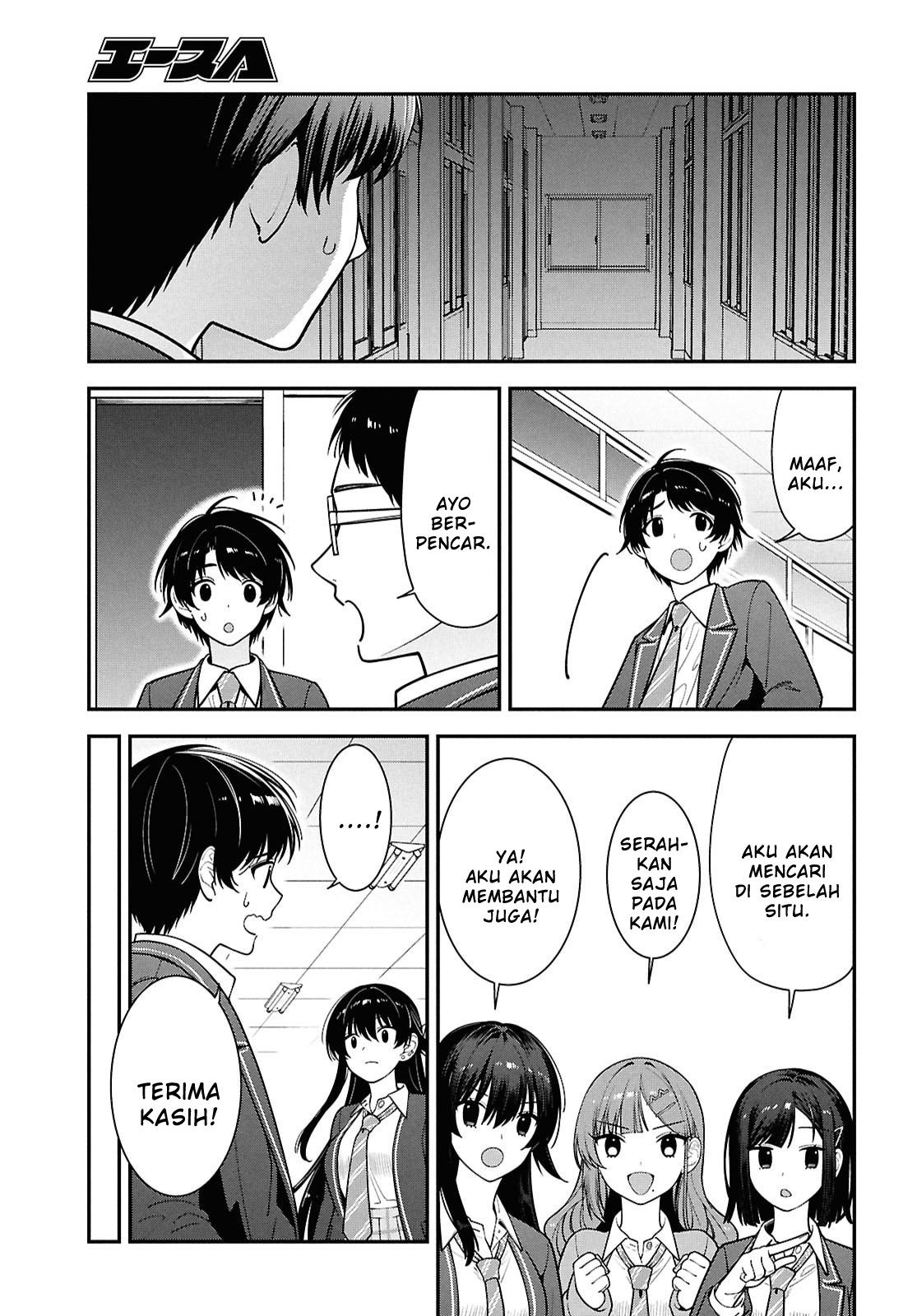 Tonari no Seki no Yankee Shimizu-san ga Kami wo Kuroku Sometekita Chapter 15 - halaman 9