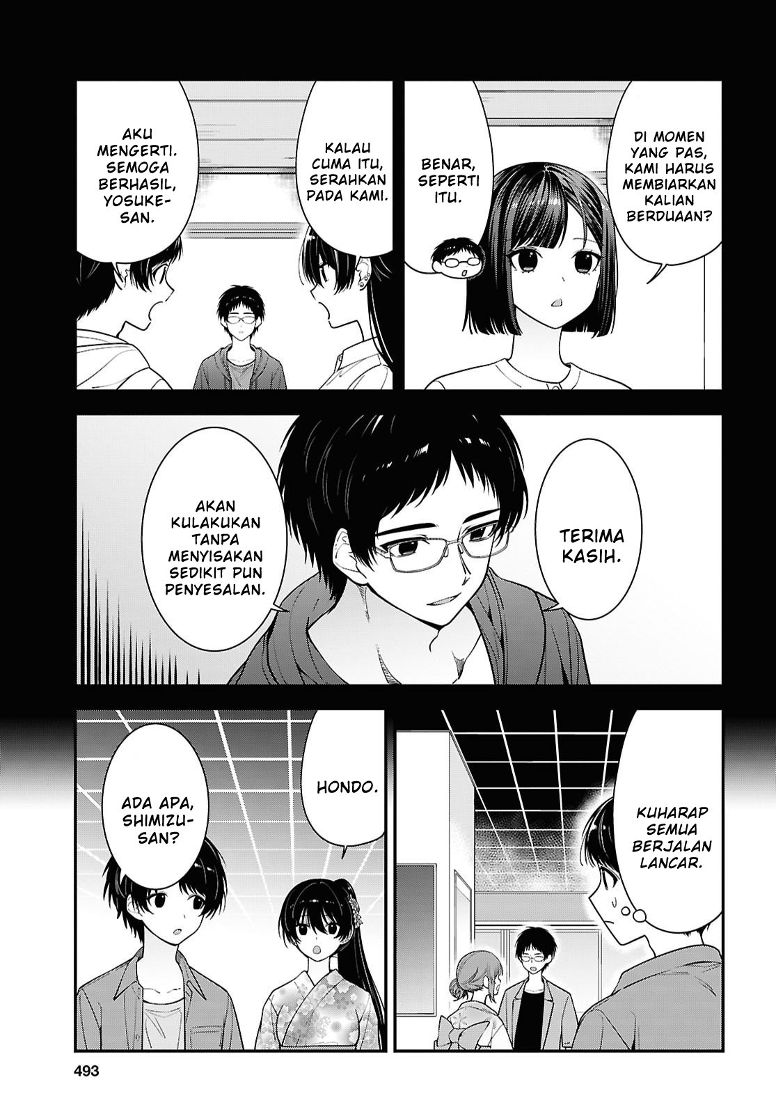 Tonari no Seki no Yankee Shimizu-san ga Kami wo Kuroku Sometekita Chapter 16 - halaman 11