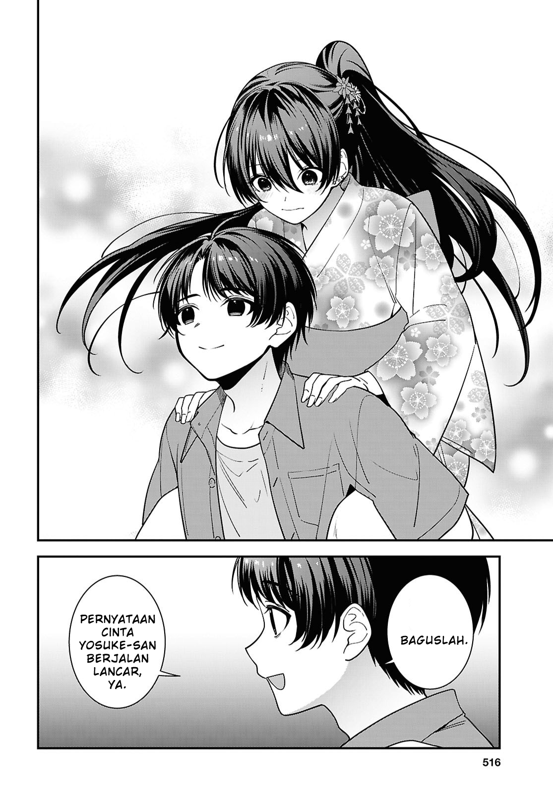 Tonari no Seki no Yankee Shimizu-san ga Kami wo Kuroku Sometekita Chapter 16 - halaman 34