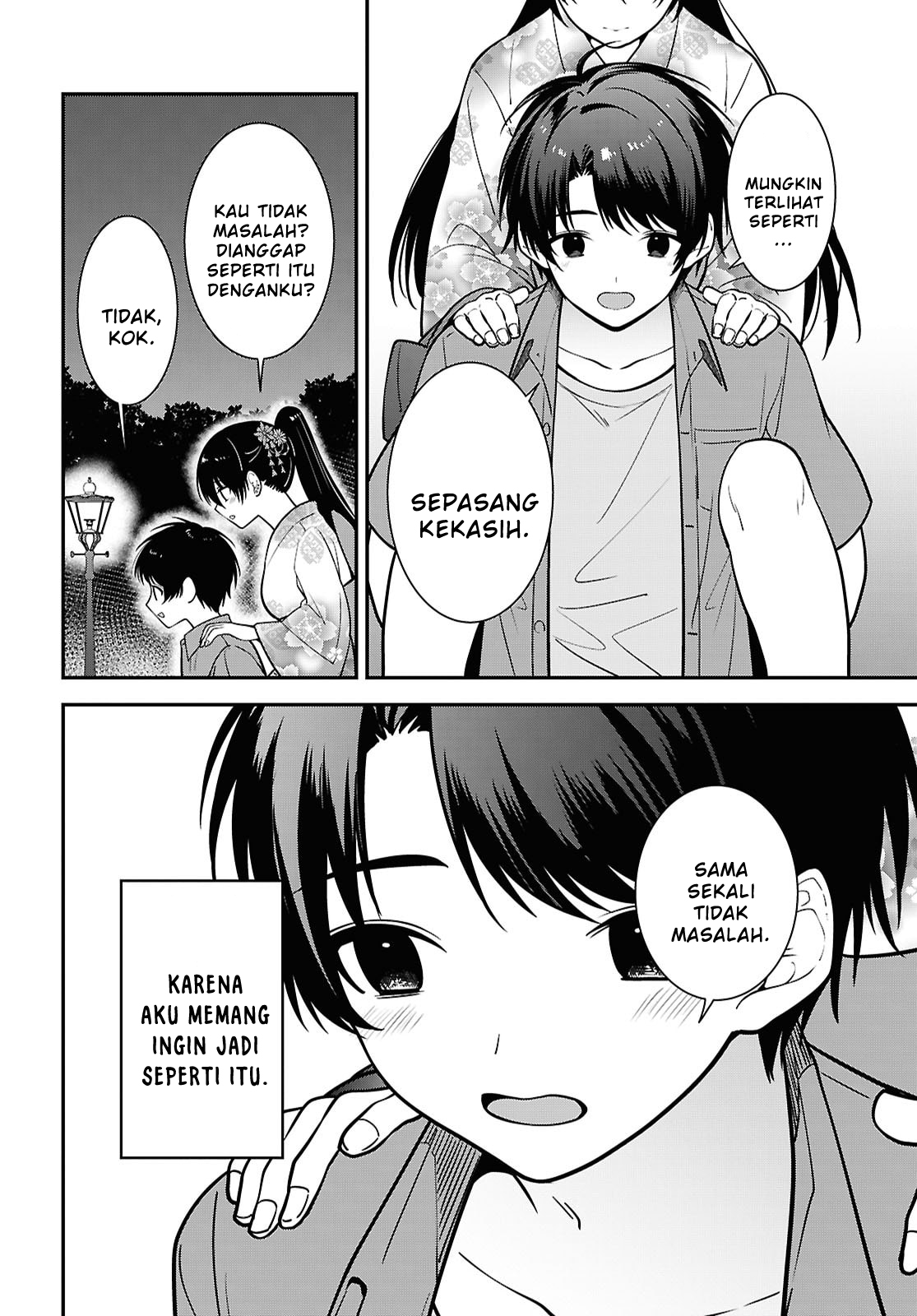 Tonari no Seki no Yankee Shimizu-san ga Kami wo Kuroku Sometekita Chapter 16 - halaman 36