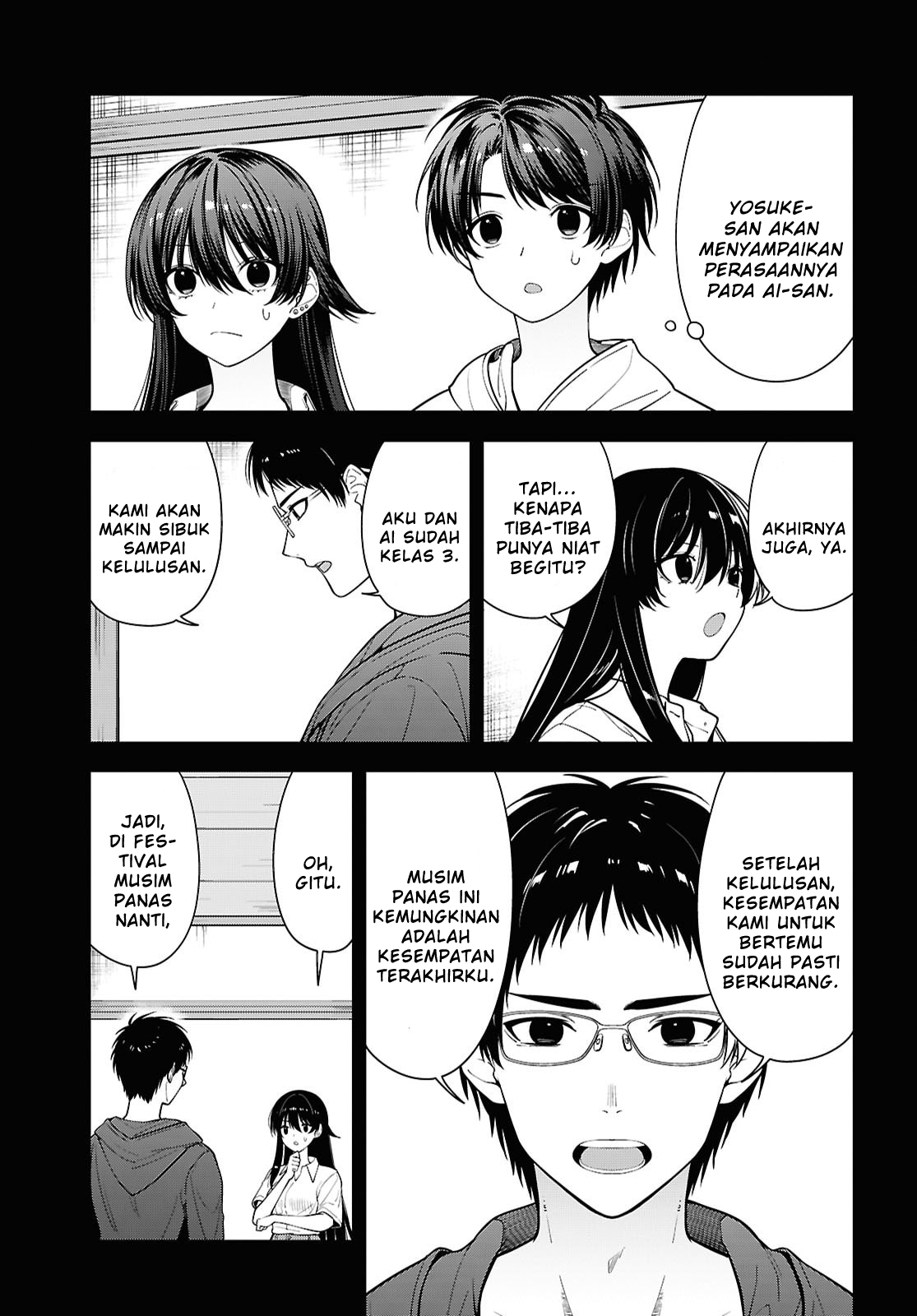 Tonari no Seki no Yankee Shimizu-san ga Kami wo Kuroku Sometekita Chapter 16 - halaman 9
