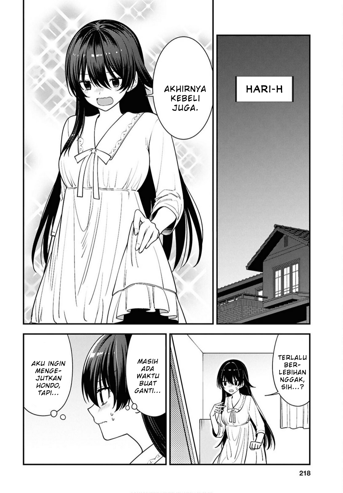 Tonari no Seki no Yankee Shimizu-san ga Kami wo Kuroku Sometekita Chapter 17 - halaman 20