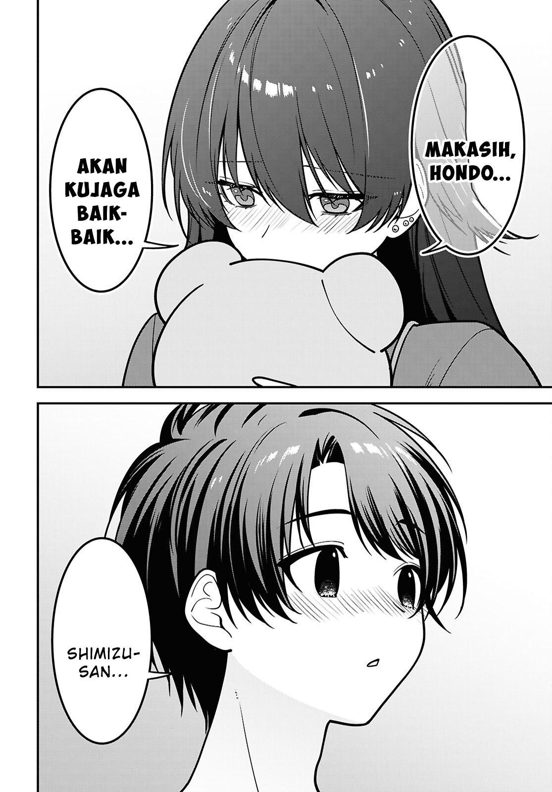 Tonari no Seki no Yankee Shimizu-san ga Kami wo Kuroku Sometekita Chapter 18 - halaman 25