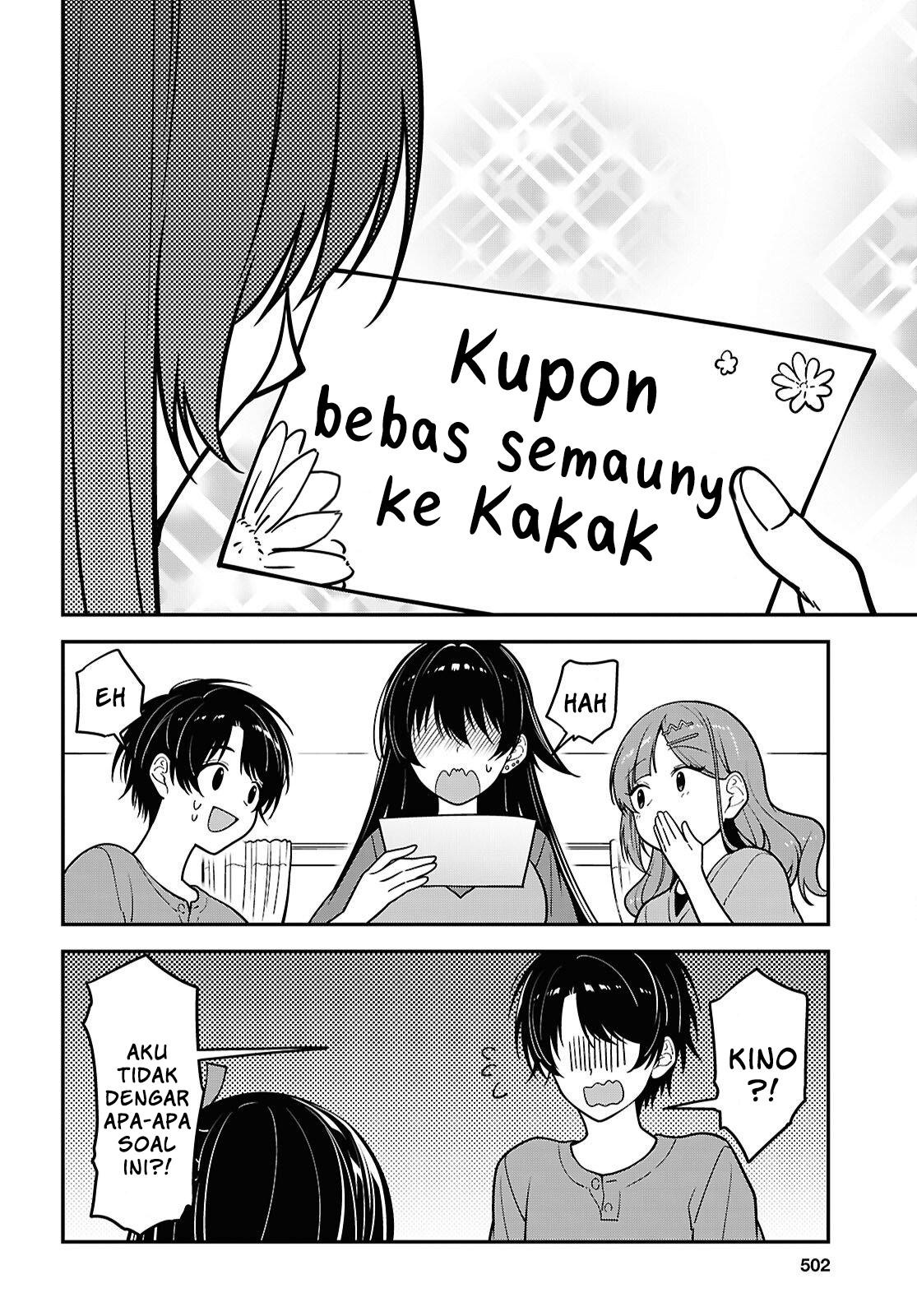 Tonari no Seki no Yankee Shimizu-san ga Kami wo Kuroku Sometekita Chapter 18 - halaman 27