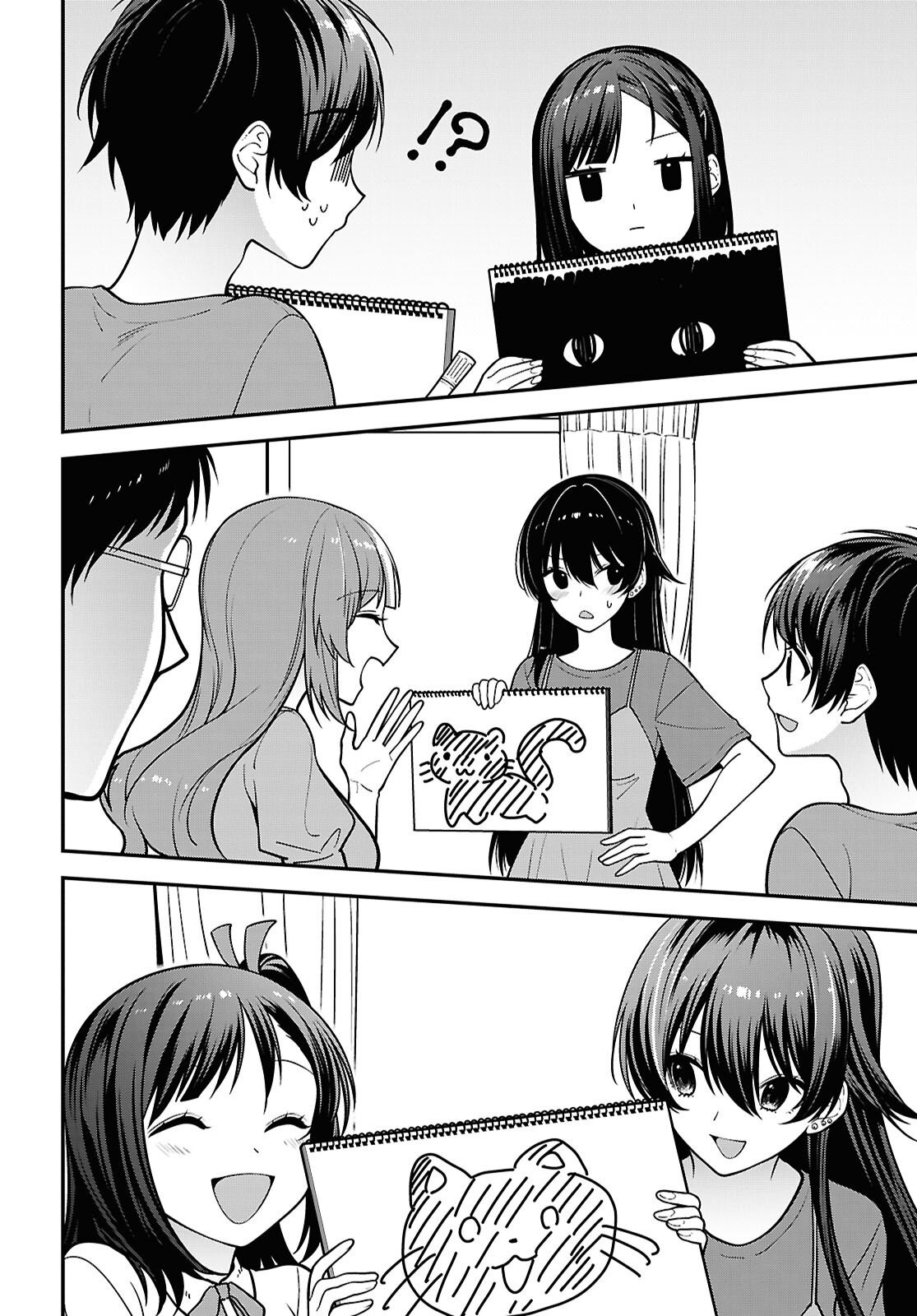 Tonari no Seki no Yankee Shimizu-san ga Kami wo Kuroku Sometekita Chapter 18 - halaman 8