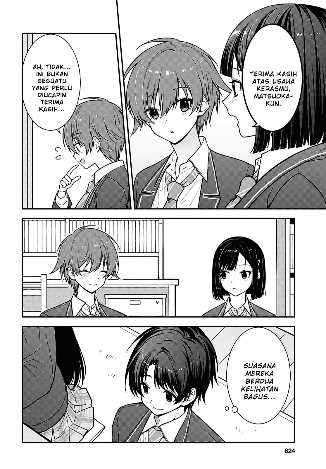 Tonari no Seki no Yankee Shimizu-san ga Kami wo Kuroku Sometekita Chapter 19 - halaman 16