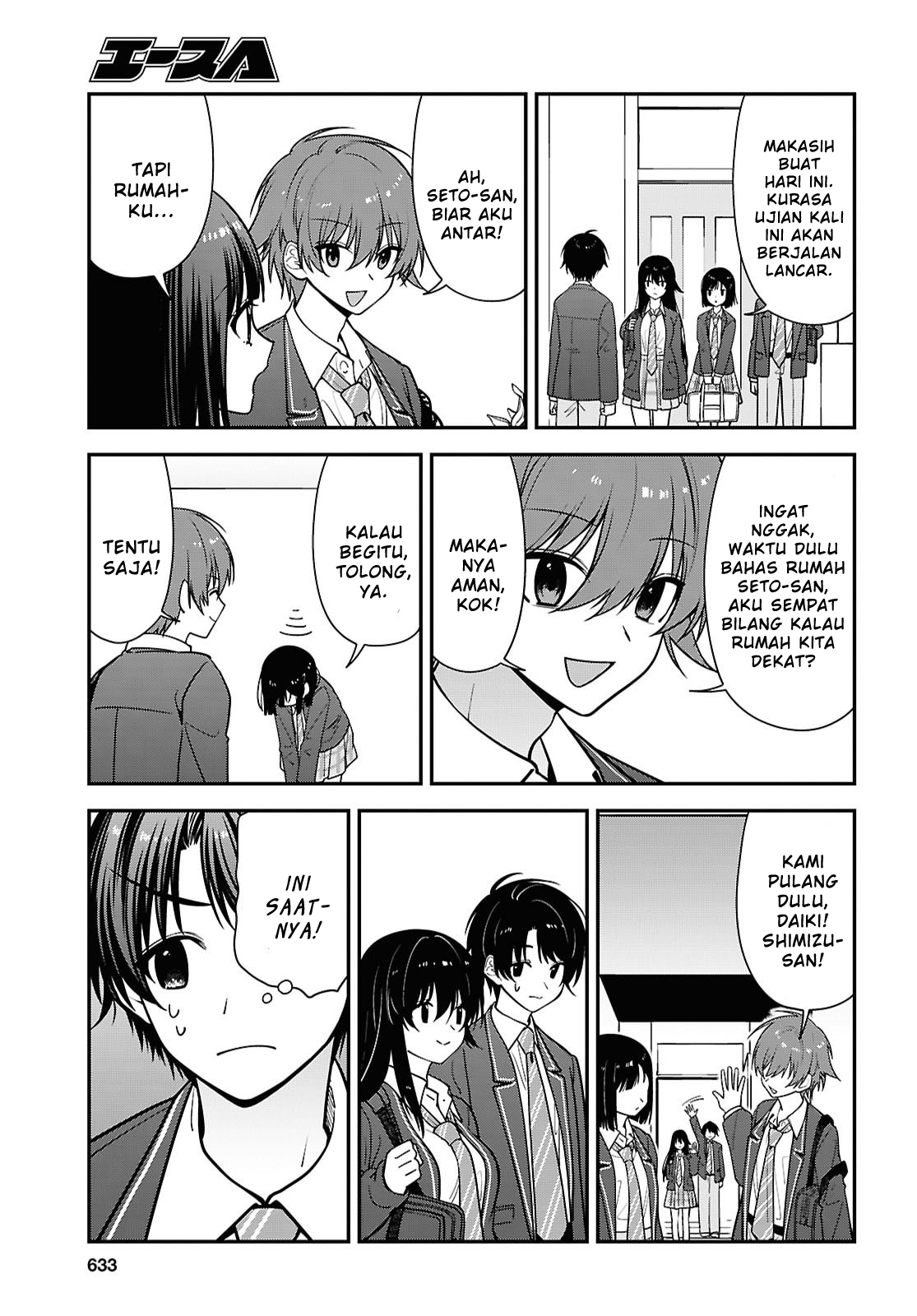Tonari no Seki no Yankee Shimizu-san ga Kami wo Kuroku Sometekita Chapter 19 - halaman 25