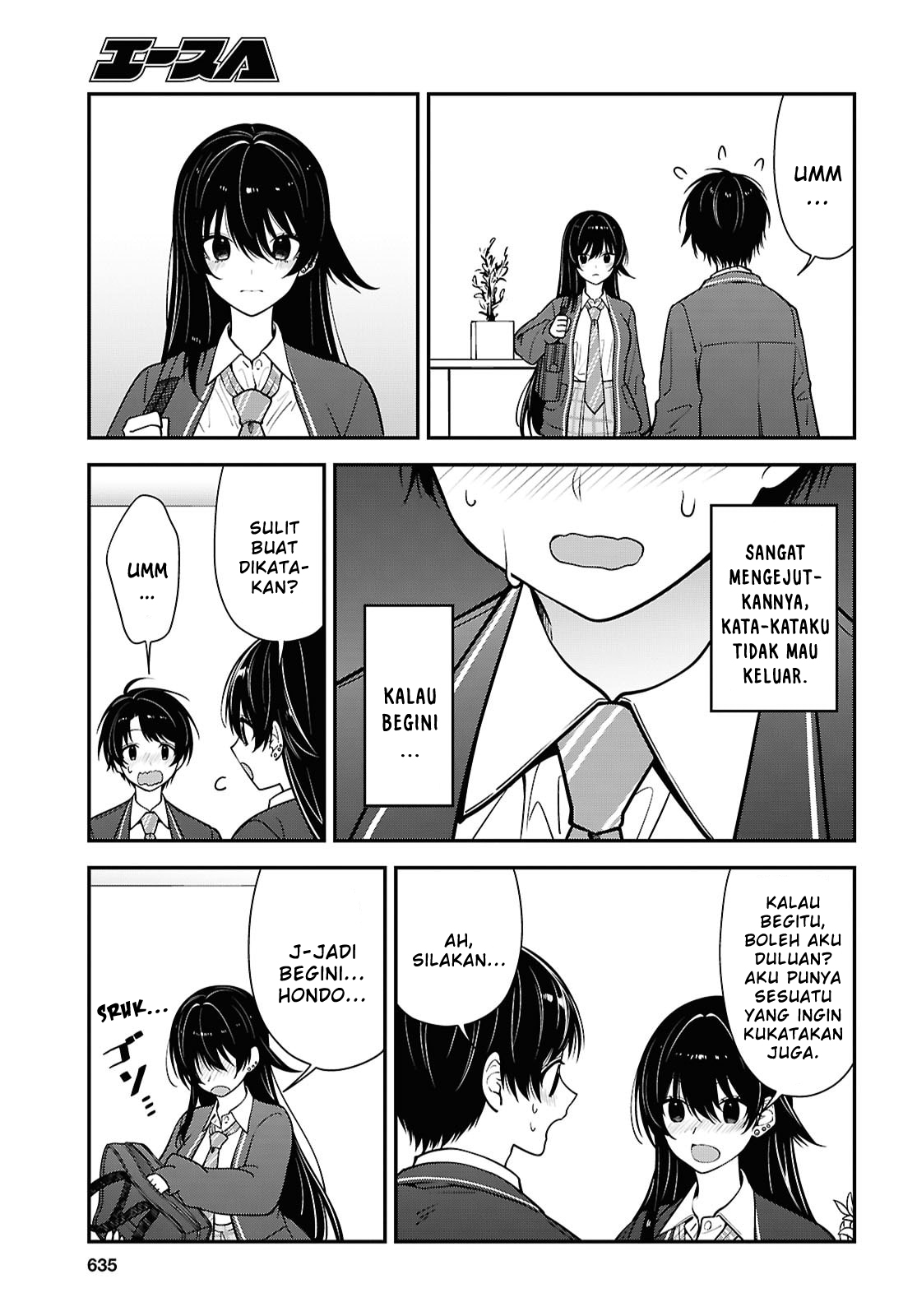 Tonari no Seki no Yankee Shimizu-san ga Kami wo Kuroku Sometekita Chapter 19 - halaman 27