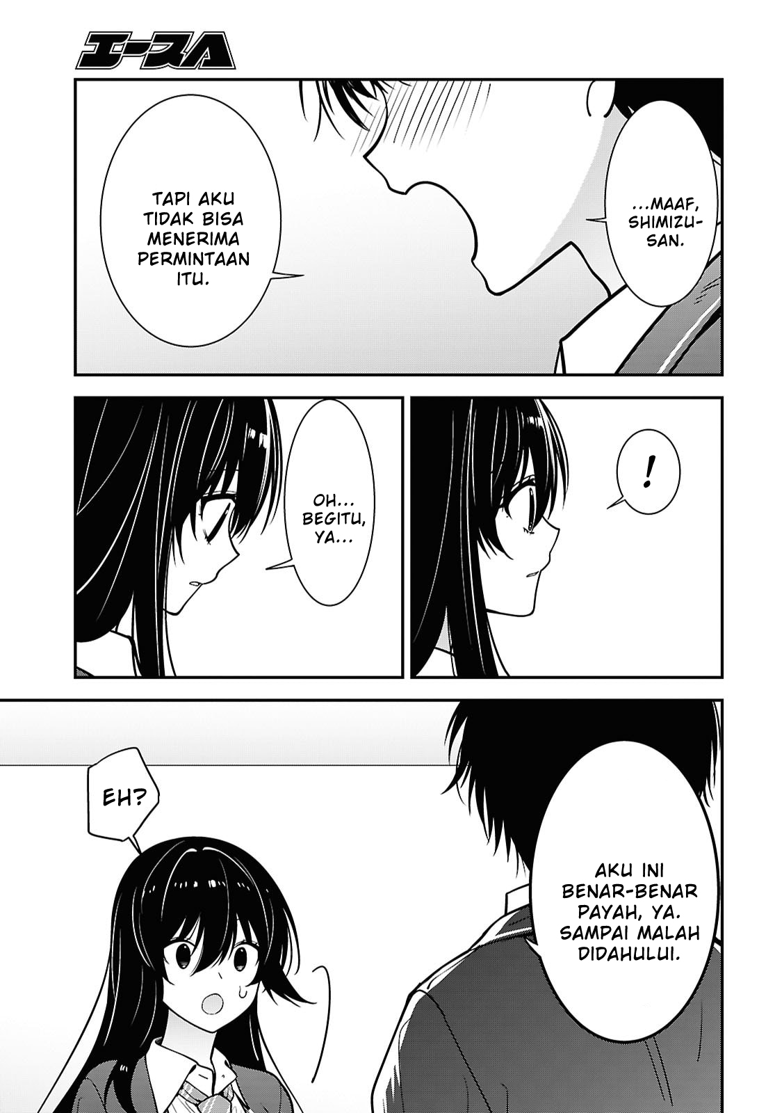 Tonari no Seki no Yankee Shimizu-san ga Kami wo Kuroku Sometekita Chapter 19 - halaman 30
