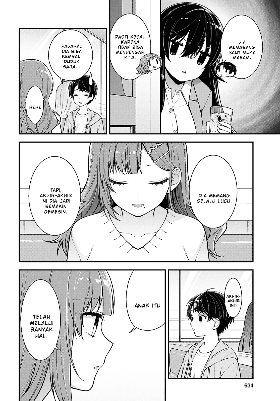 Tonari no Seki no Yankee Shimizu-san ga Kami wo Kuroku Sometekita Chapter 5 - halaman 18