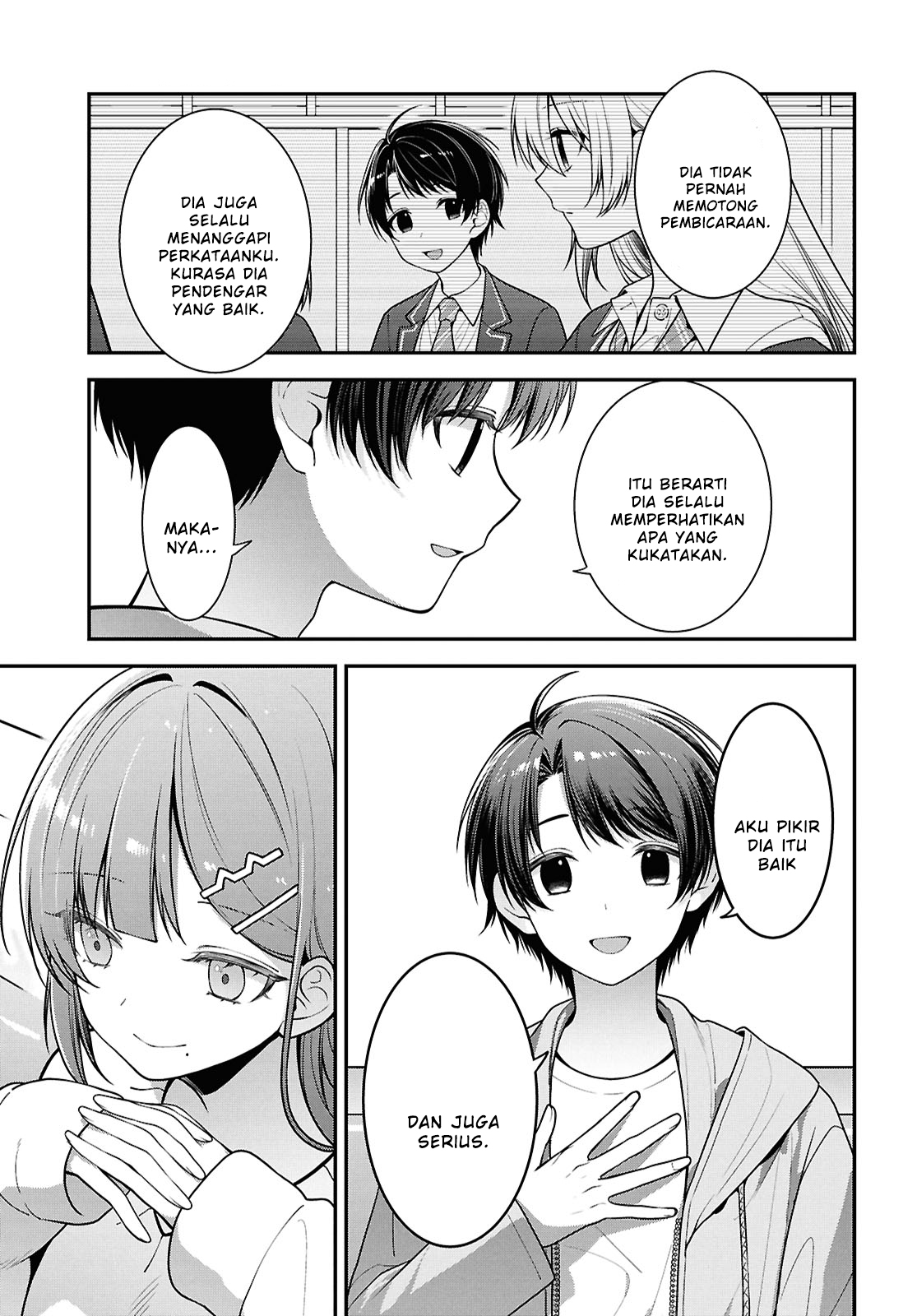 Tonari no Seki no Yankee Shimizu-san ga Kami wo Kuroku Sometekita Chapter 5 - halaman 23