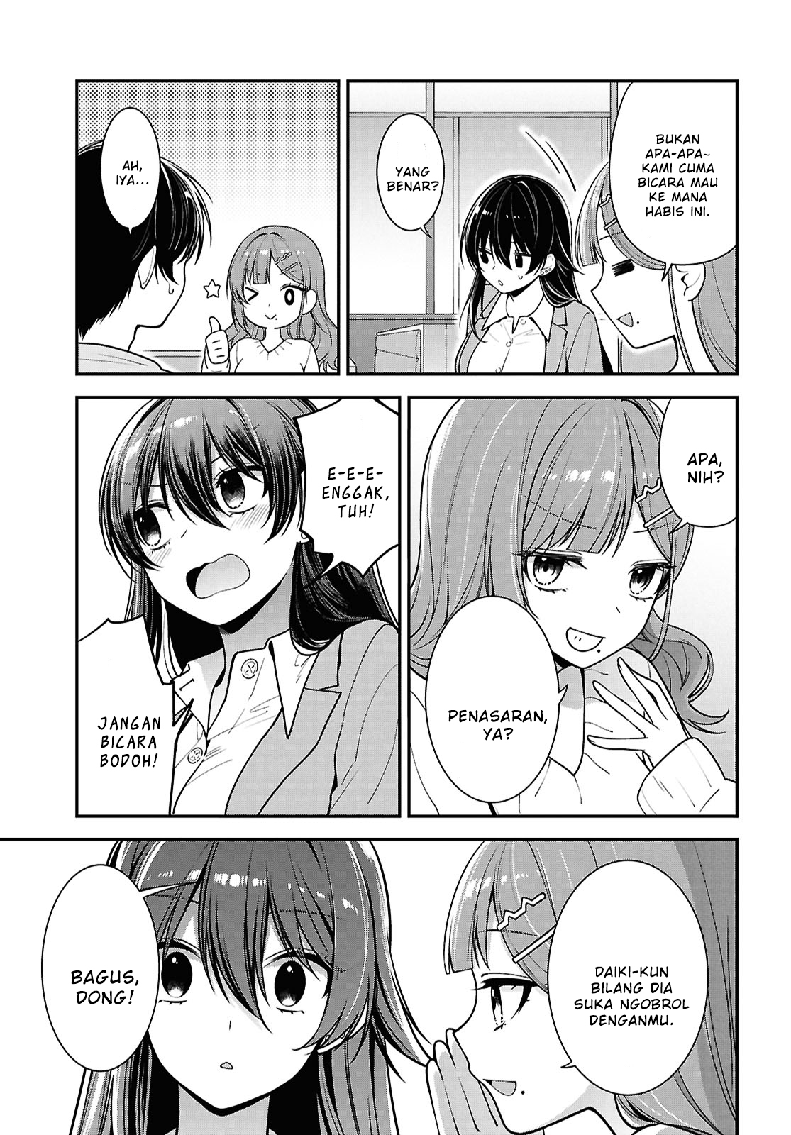 Tonari no Seki no Yankee Shimizu-san ga Kami wo Kuroku Sometekita Chapter 5 - halaman 28