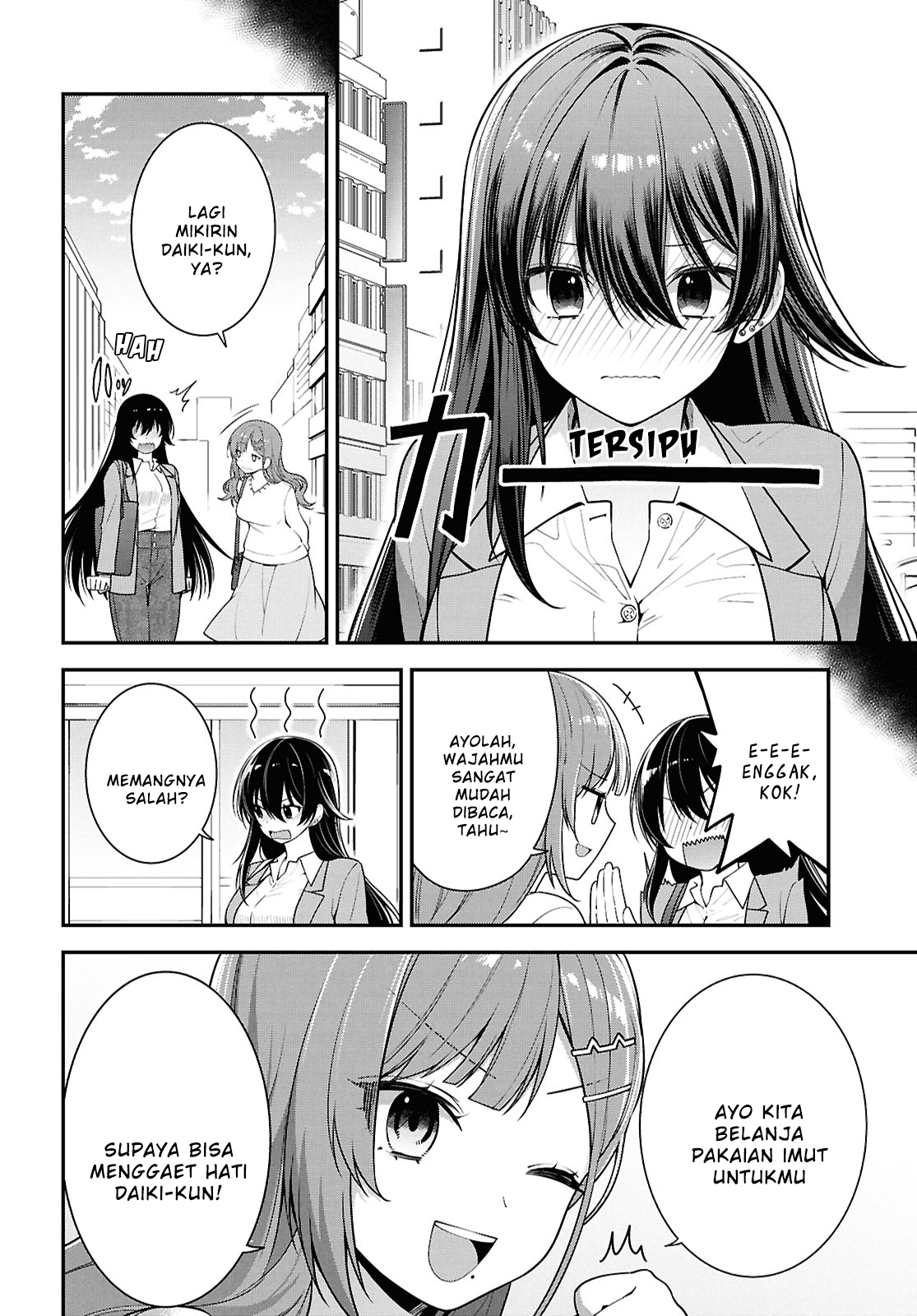 Tonari no Seki no Yankee Shimizu-san ga Kami wo Kuroku Sometekita Chapter 5 - halaman 4
