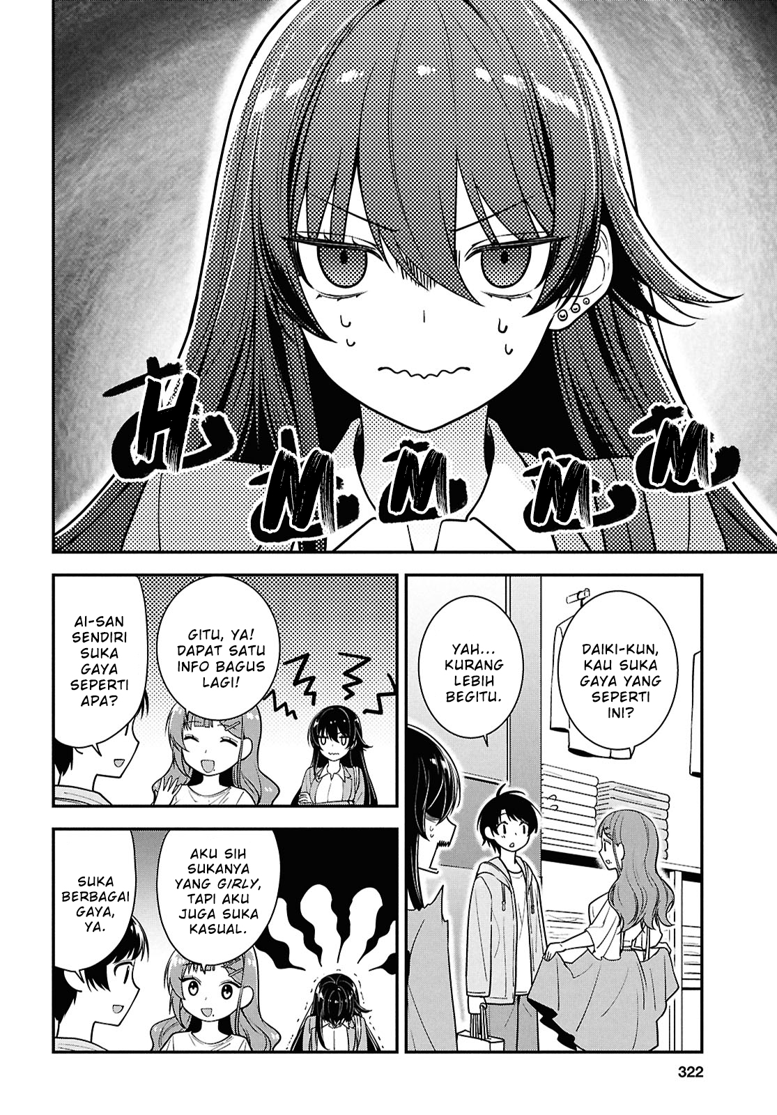 Tonari no Seki no Yankee Shimizu-san ga Kami wo Kuroku Sometekita Chapter 6 - halaman 10