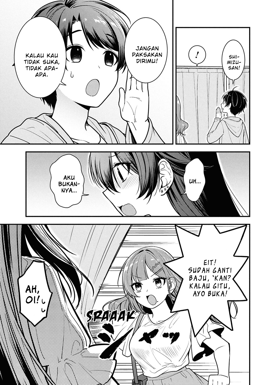 Tonari no Seki no Yankee Shimizu-san ga Kami wo Kuroku Sometekita Chapter 6 - halaman 13