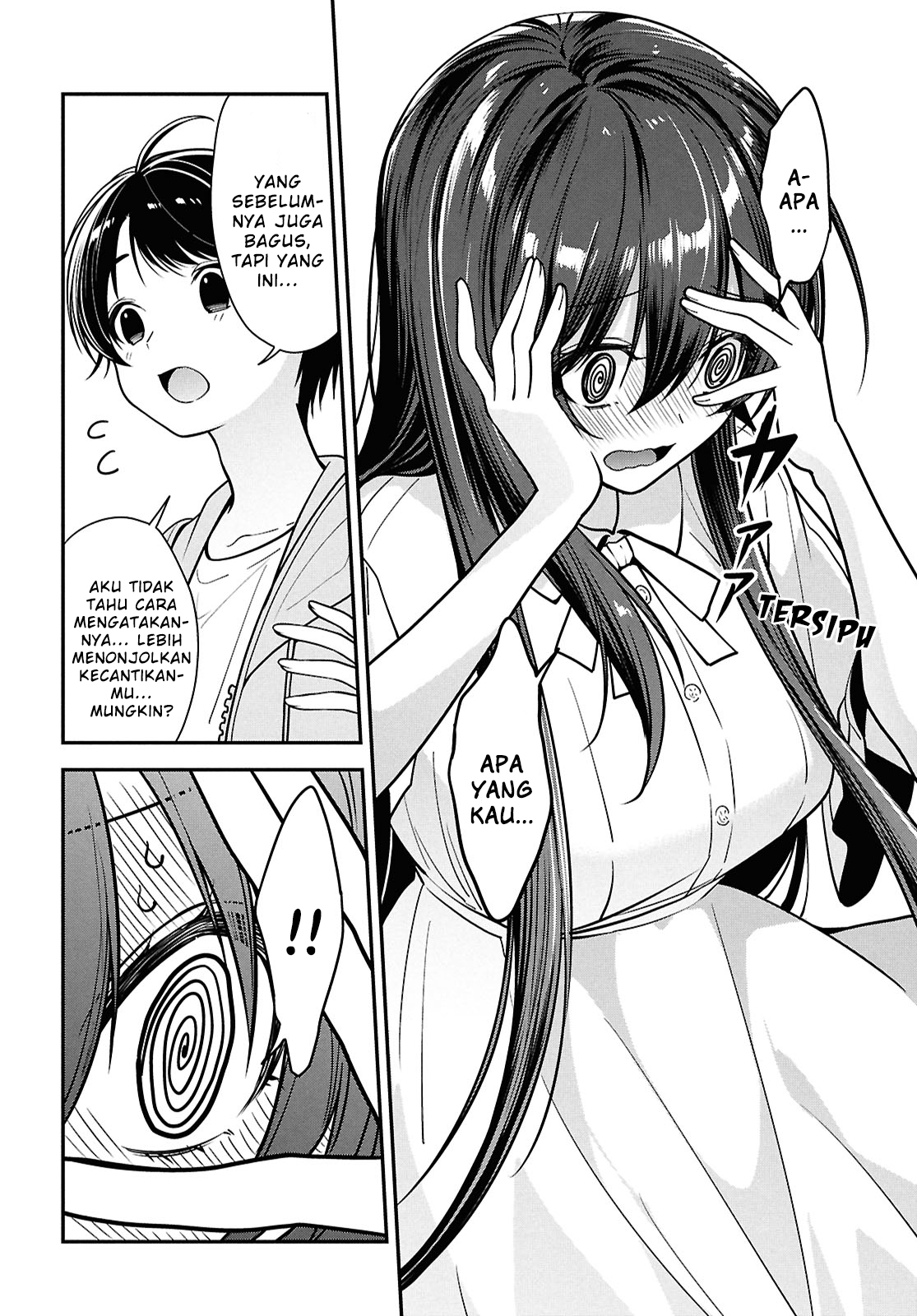 Tonari no Seki no Yankee Shimizu-san ga Kami wo Kuroku Sometekita Chapter 6 - halaman 19