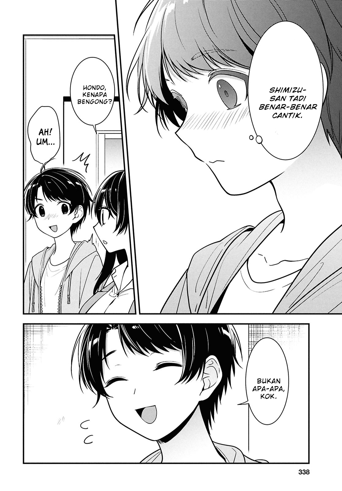 Tonari no Seki no Yankee Shimizu-san ga Kami wo Kuroku Sometekita Chapter 6 - halaman 25
