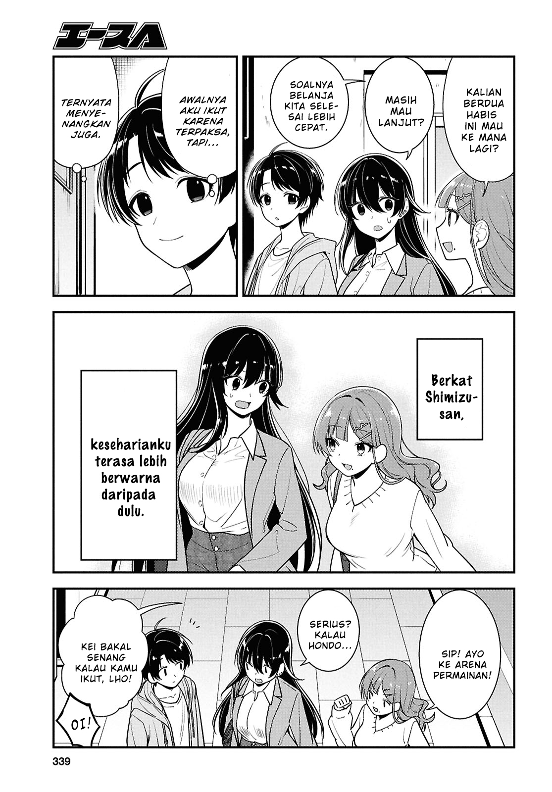 Tonari no Seki no Yankee Shimizu-san ga Kami wo Kuroku Sometekita Chapter 6 - halaman 26