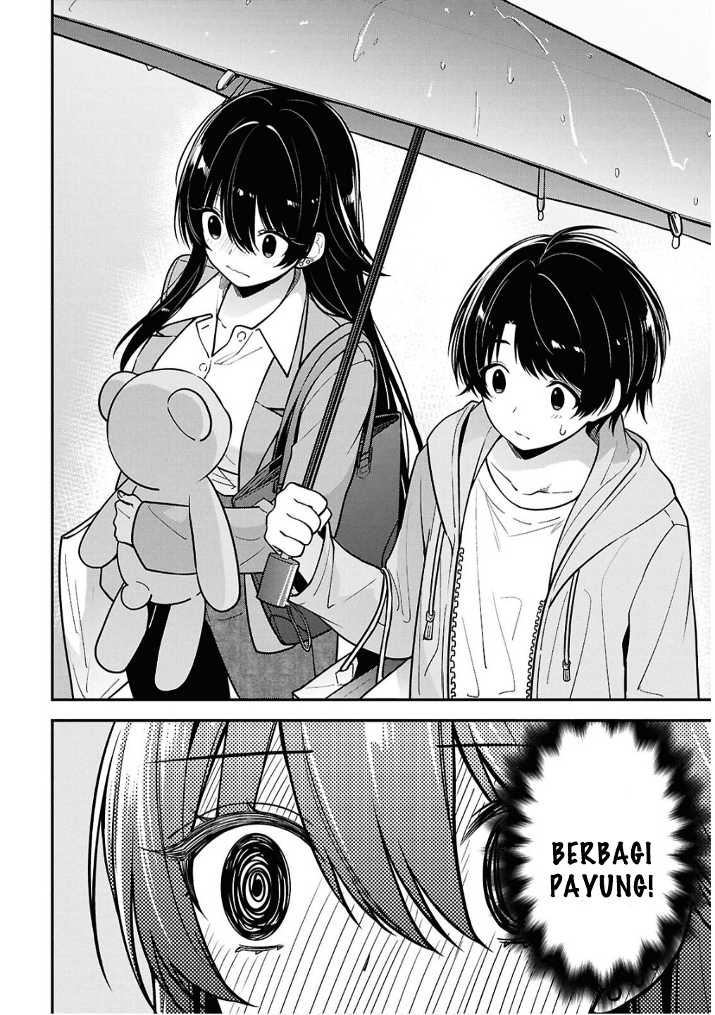 Tonari no Seki no Yankee Shimizu-san ga Kami wo Kuroku Sometekita Chapter 8 - halaman 12