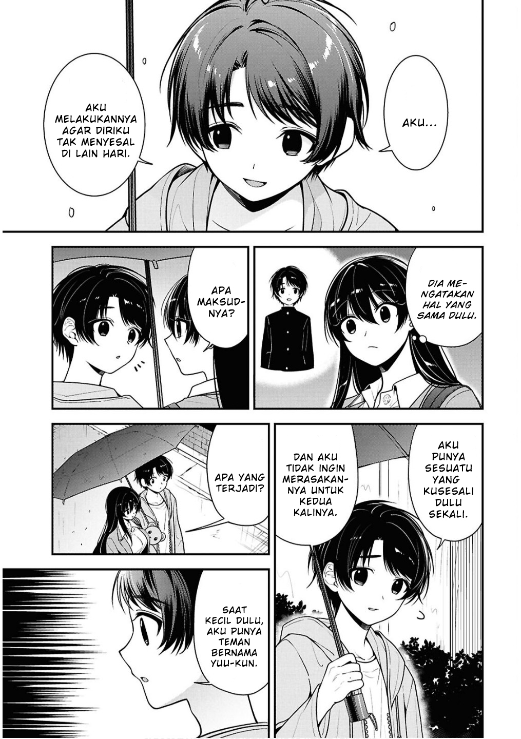 Tonari no Seki no Yankee Shimizu-san ga Kami wo Kuroku Sometekita Chapter 8 - halaman 15