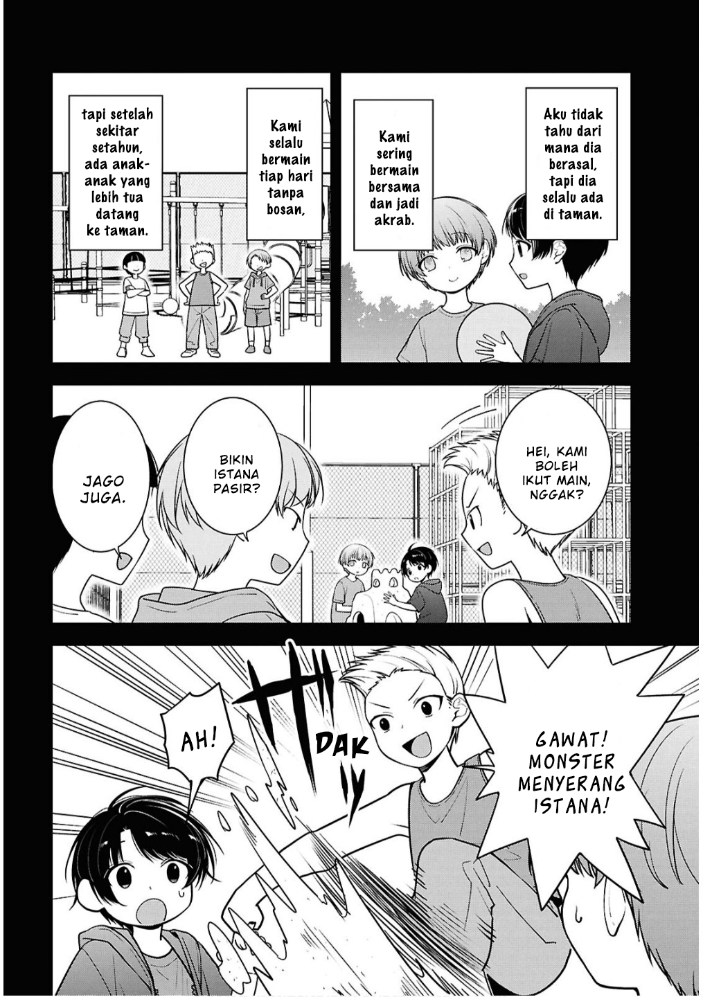 Tonari no Seki no Yankee Shimizu-san ga Kami wo Kuroku Sometekita Chapter 8 - halaman 16