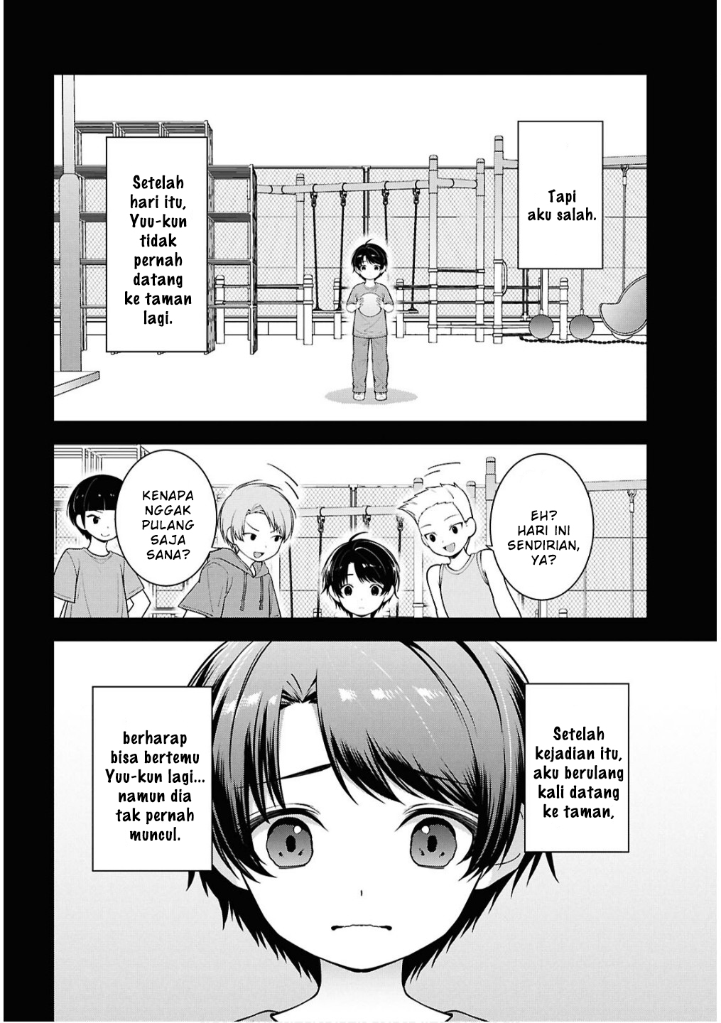 Tonari no Seki no Yankee Shimizu-san ga Kami wo Kuroku Sometekita Chapter 8 - halaman 18