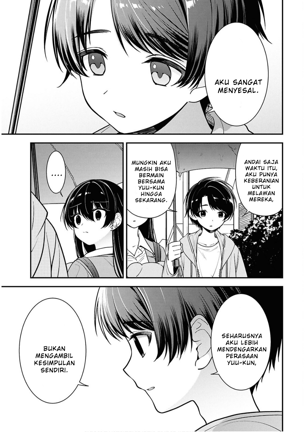 Tonari no Seki no Yankee Shimizu-san ga Kami wo Kuroku Sometekita Chapter 8 - halaman 19