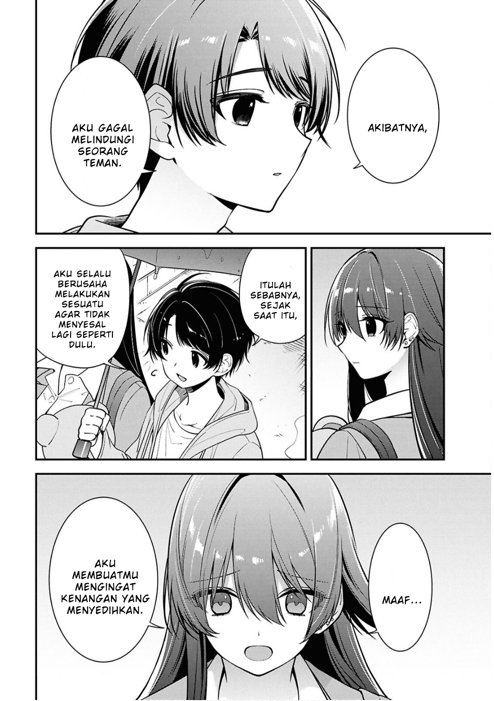 Tonari no Seki no Yankee Shimizu-san ga Kami wo Kuroku Sometekita Chapter 8 - halaman 20