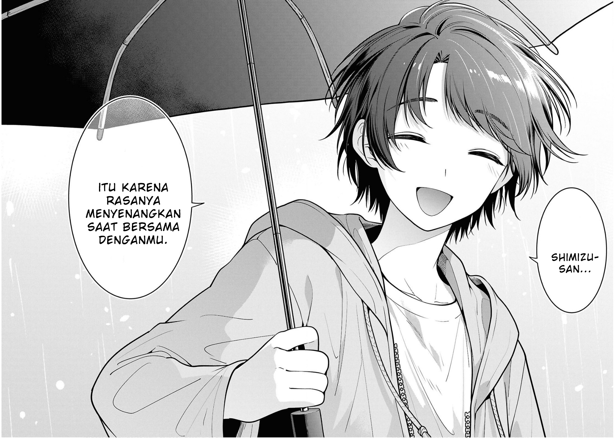 Tonari no Seki no Yankee Shimizu-san ga Kami wo Kuroku Sometekita Chapter 8 - halaman 24