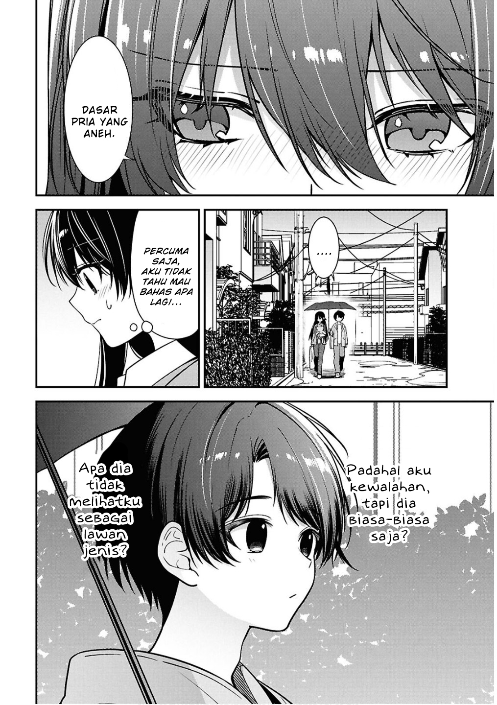 Tonari no Seki no Yankee Shimizu-san ga Kami wo Kuroku Sometekita Chapter 8 - halaman 27