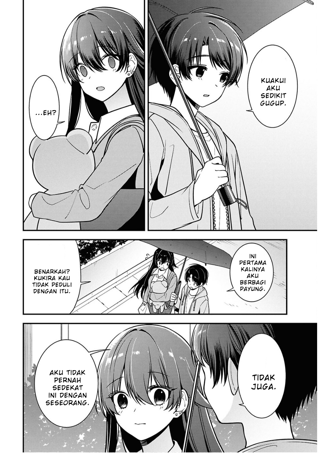 Tonari no Seki no Yankee Shimizu-san ga Kami wo Kuroku Sometekita Chapter 8 - halaman 29