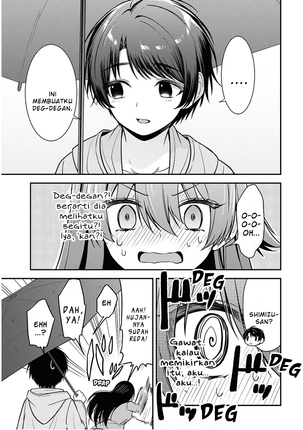 Tonari no Seki no Yankee Shimizu-san ga Kami wo Kuroku Sometekita Chapter 8 - halaman 30
