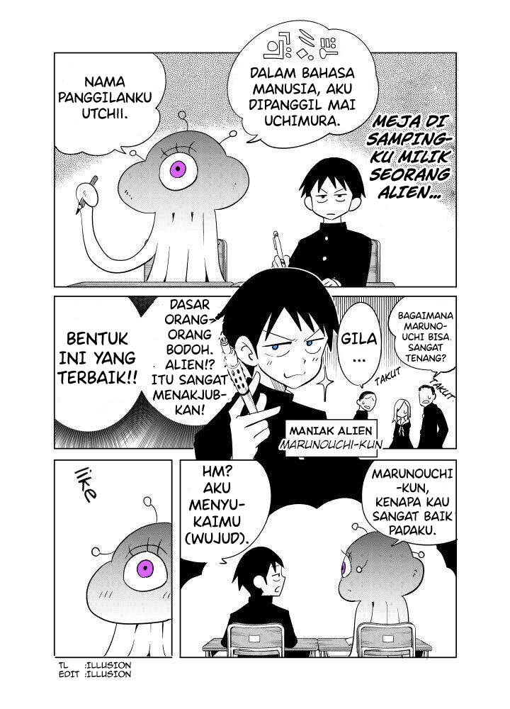 Tonari no Uchuubito ga Kowai Chapter 1 - halaman 1