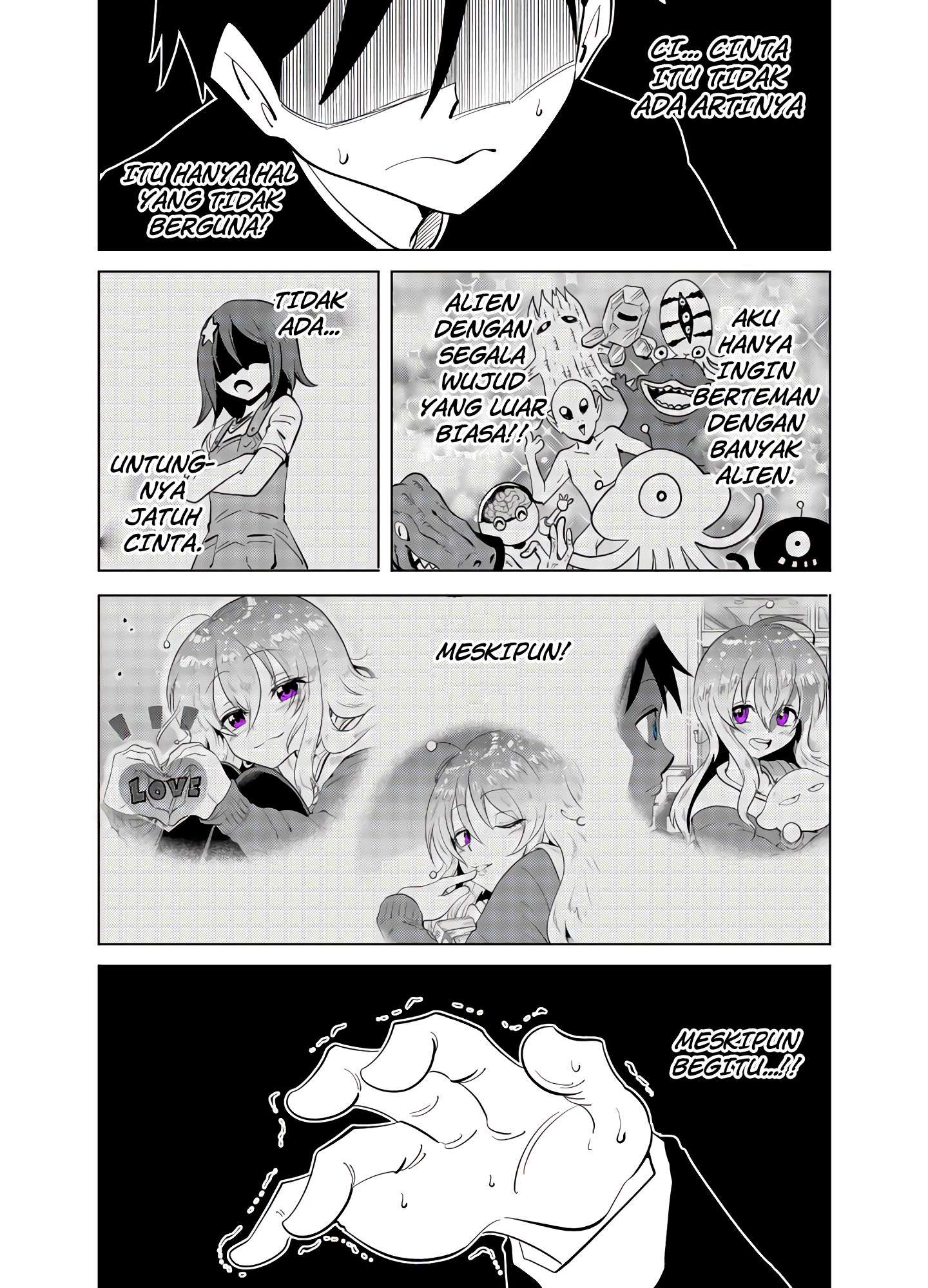 Tonari no Uchuujin ga Kowai Chapter 28 - halaman 2