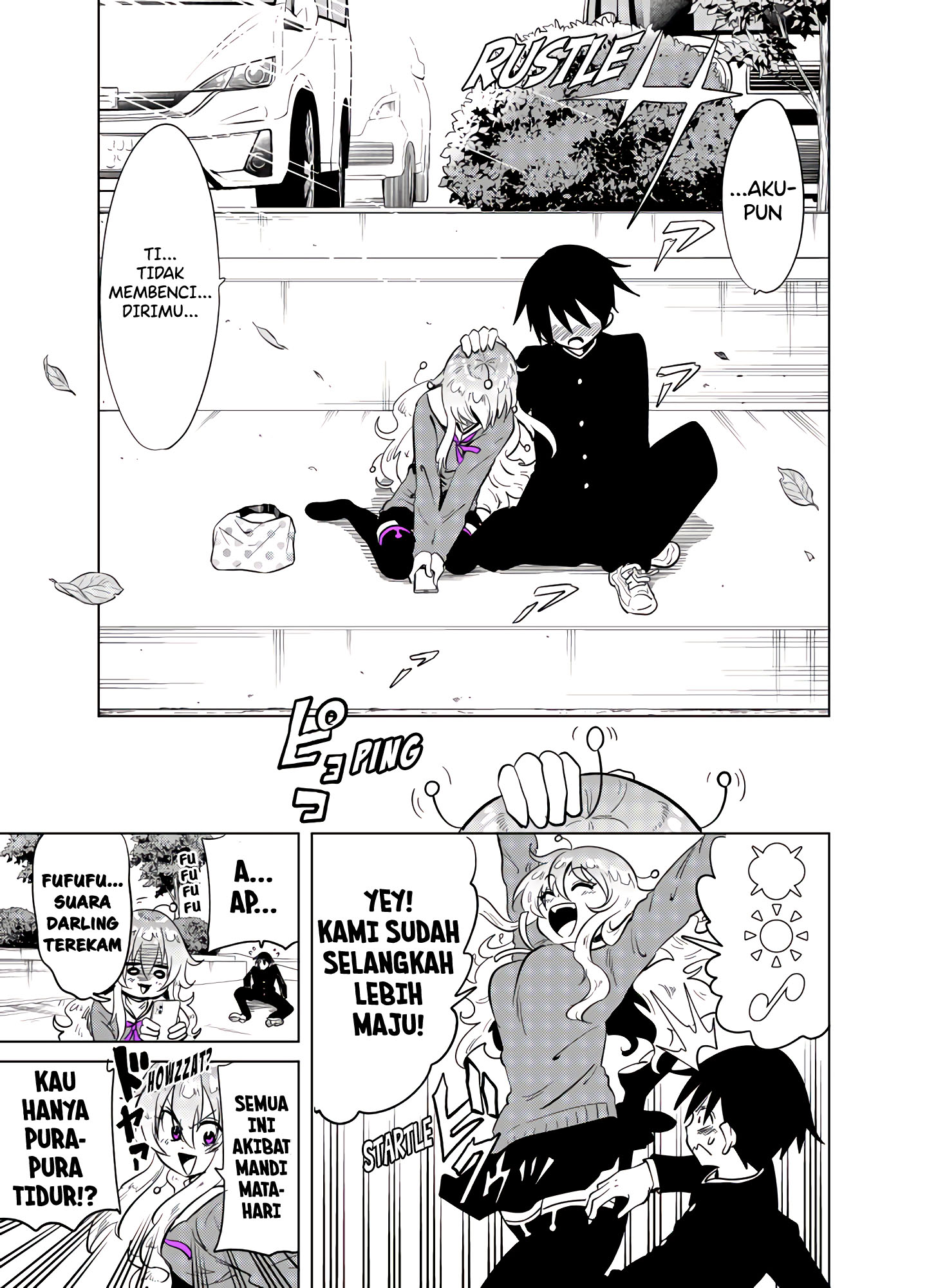 Tonari no Uchuujin ga Kowai Chapter 28 - halaman 3