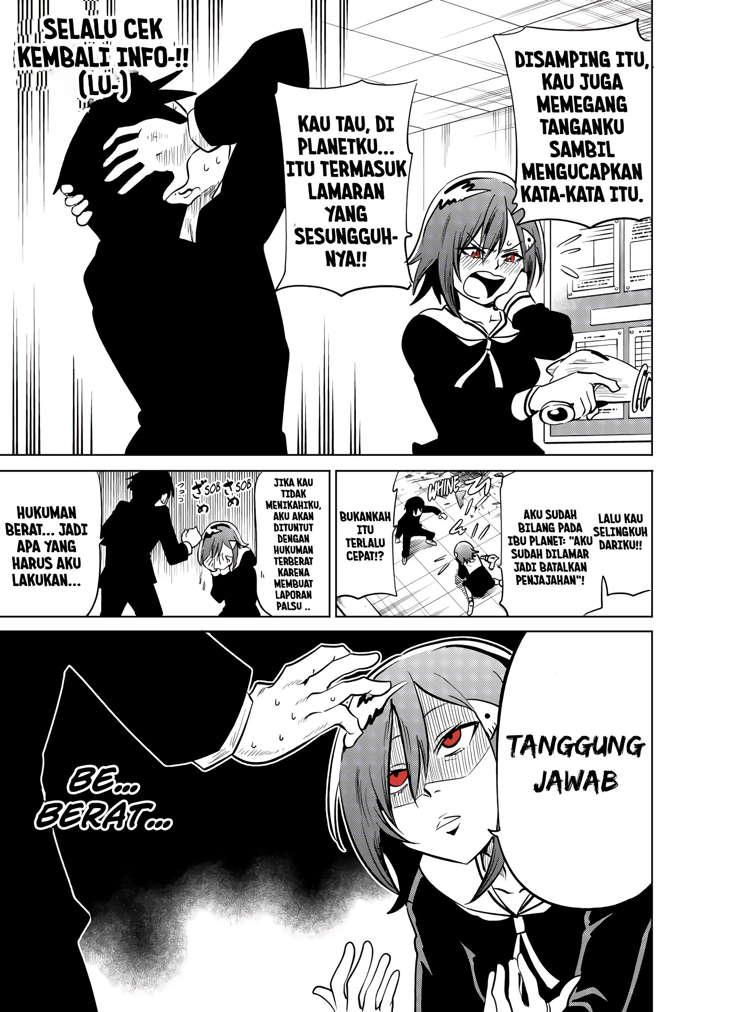 Tonari no Uchuujin ga Kowai Chapter 30 - halaman 3