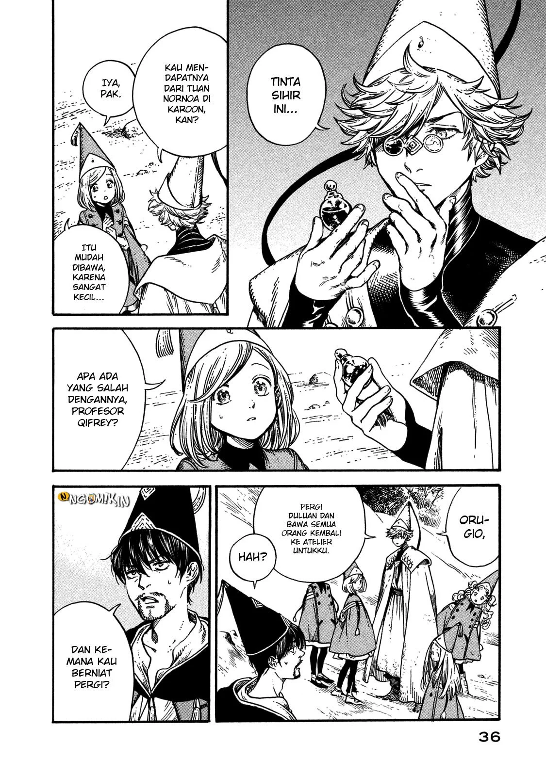Tongari Boushi no Atelier Chapter 13 - halaman 3